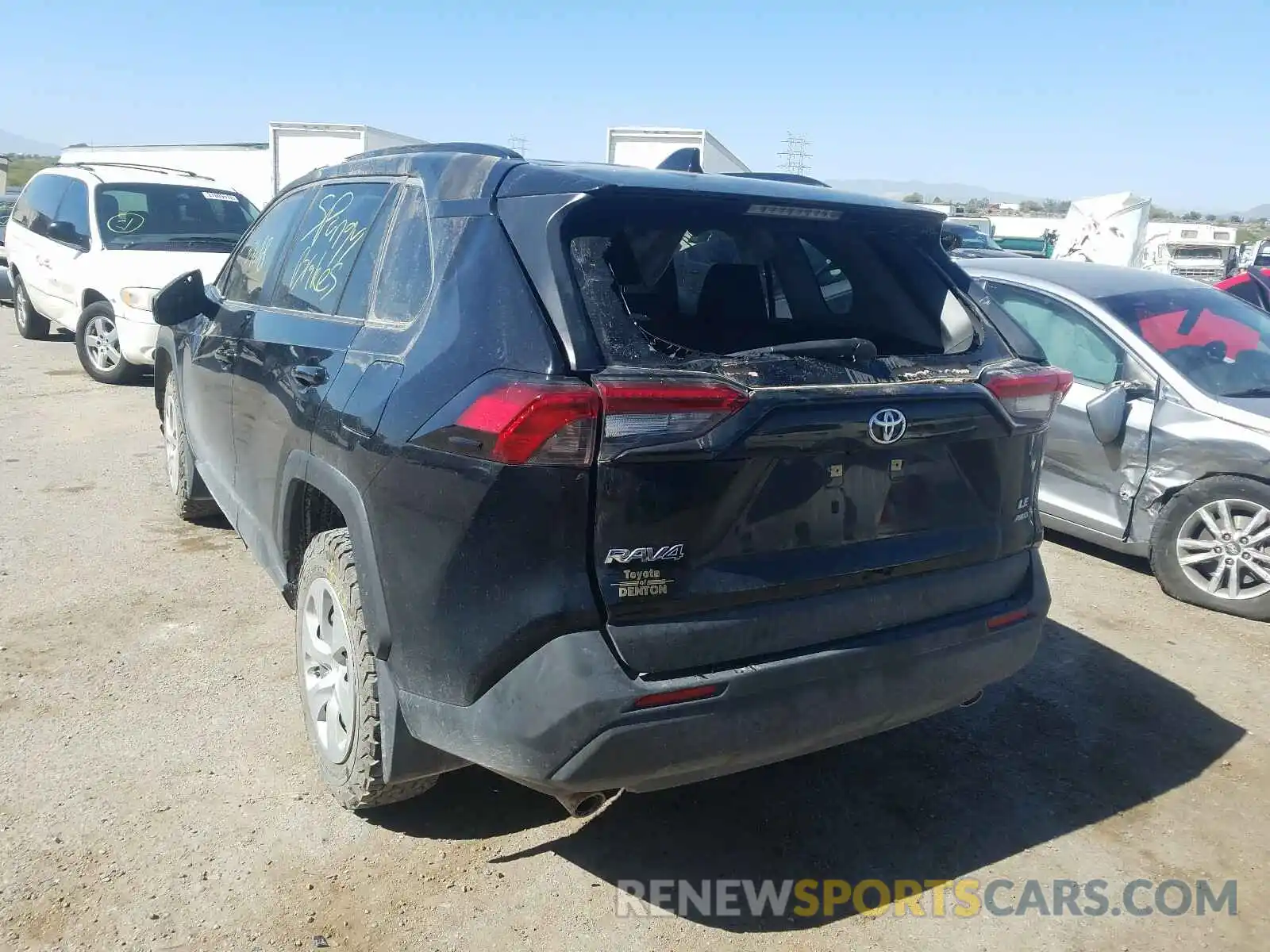 3 Photograph of a damaged car JTMF1RFV6KD027097 TOYOTA RAV4 2019