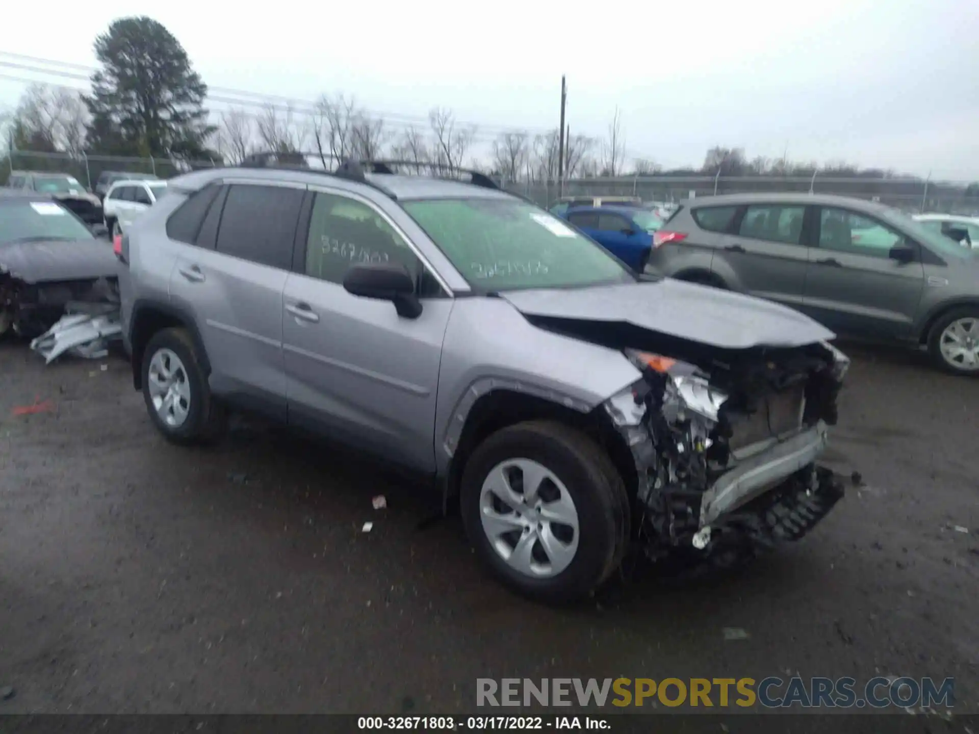 1 Photograph of a damaged car JTMF1RFV6KD046152 TOYOTA RAV4 2019