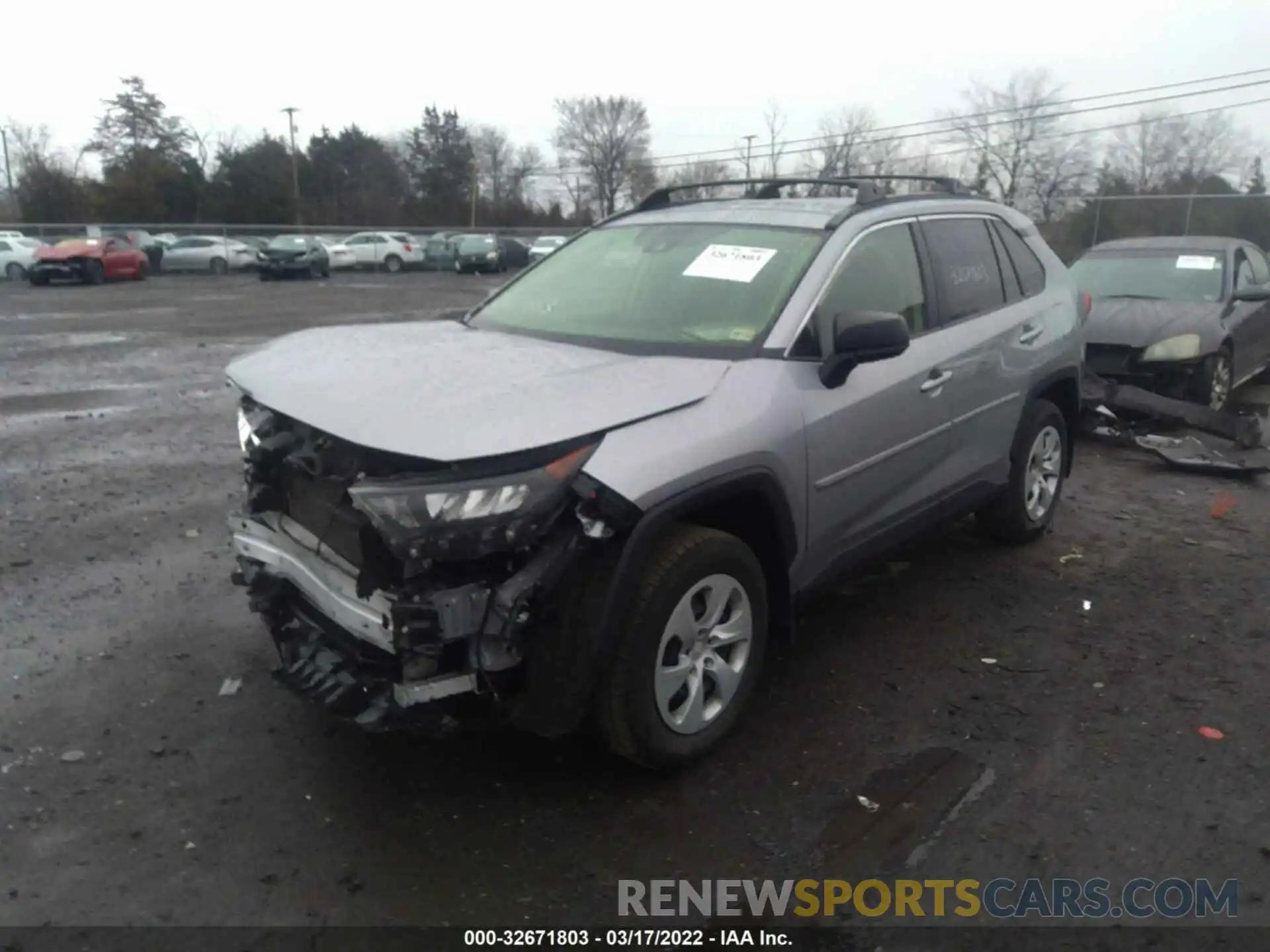 2 Photograph of a damaged car JTMF1RFV6KD046152 TOYOTA RAV4 2019