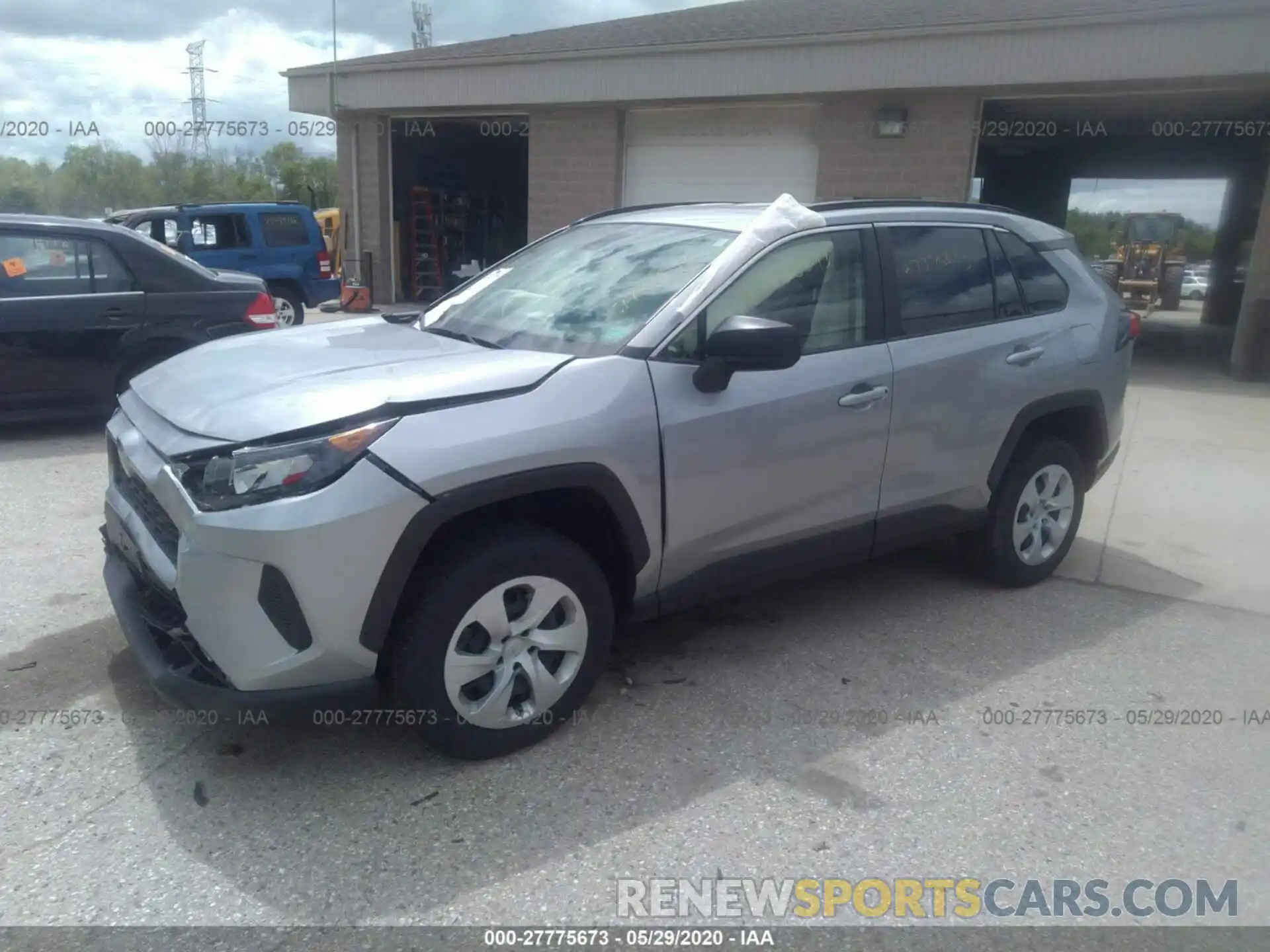 2 Photograph of a damaged car JTMF1RFV6KD501551 TOYOTA RAV4 2019