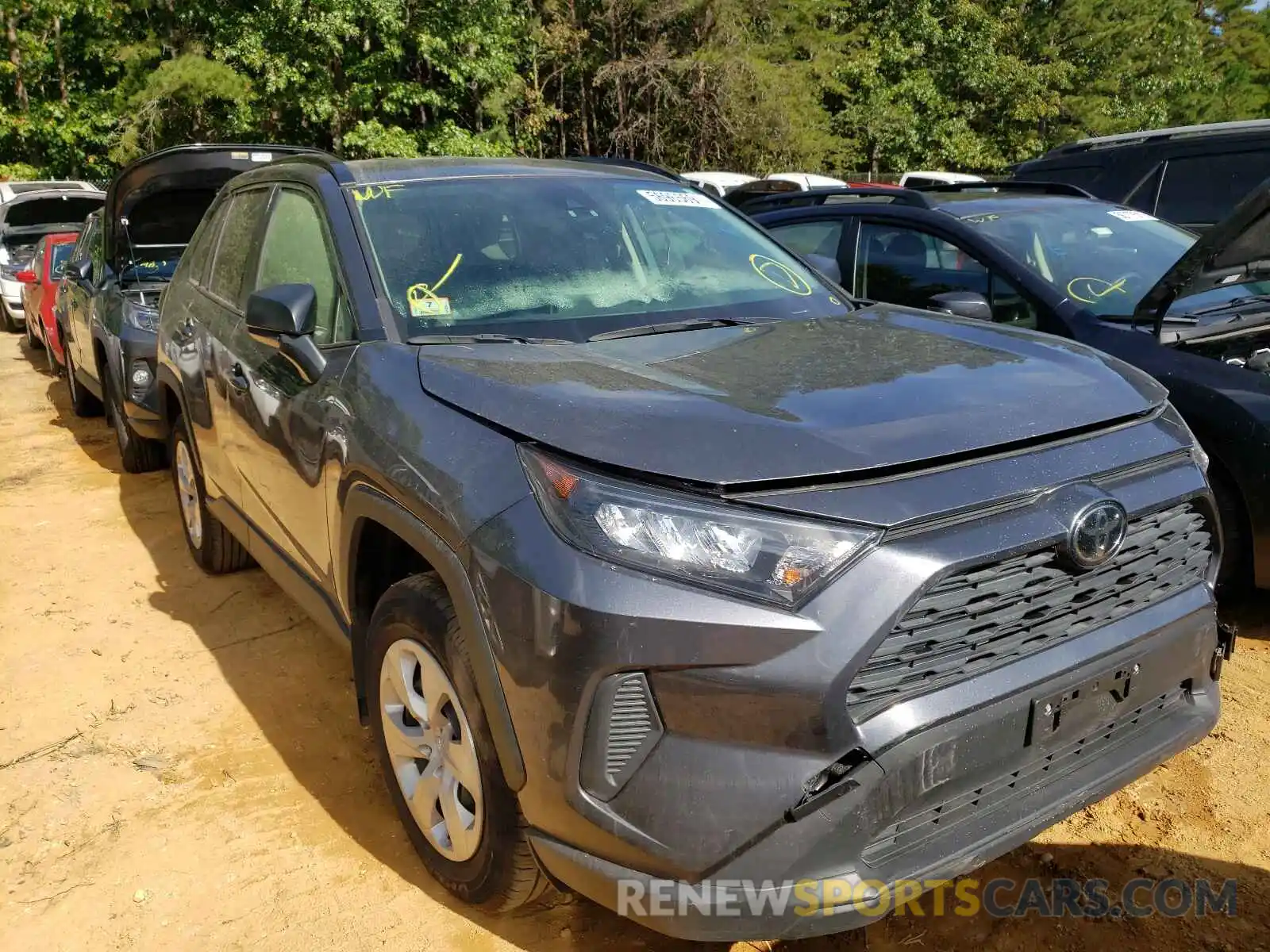 1 Photograph of a damaged car JTMF1RFV6KD515319 TOYOTA RAV4 2019