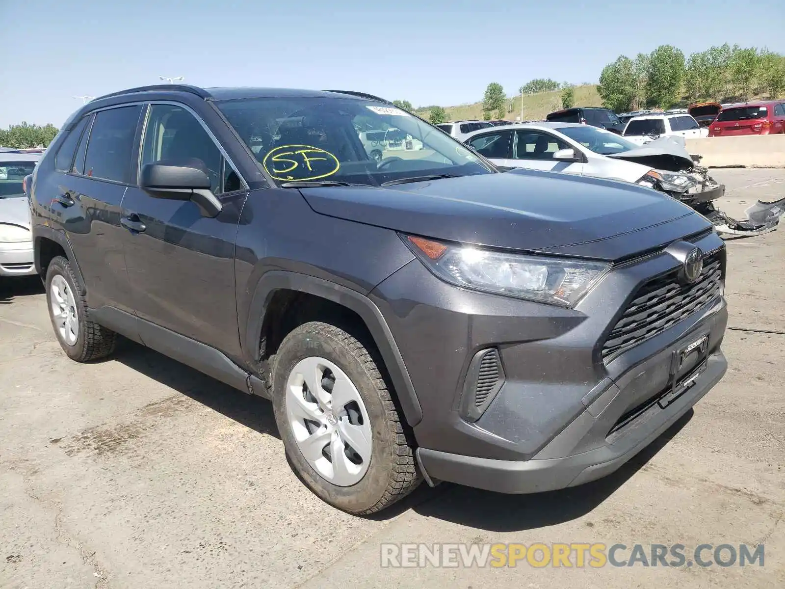 1 Photograph of a damaged car JTMF1RFV6KJ007403 TOYOTA RAV4 2019