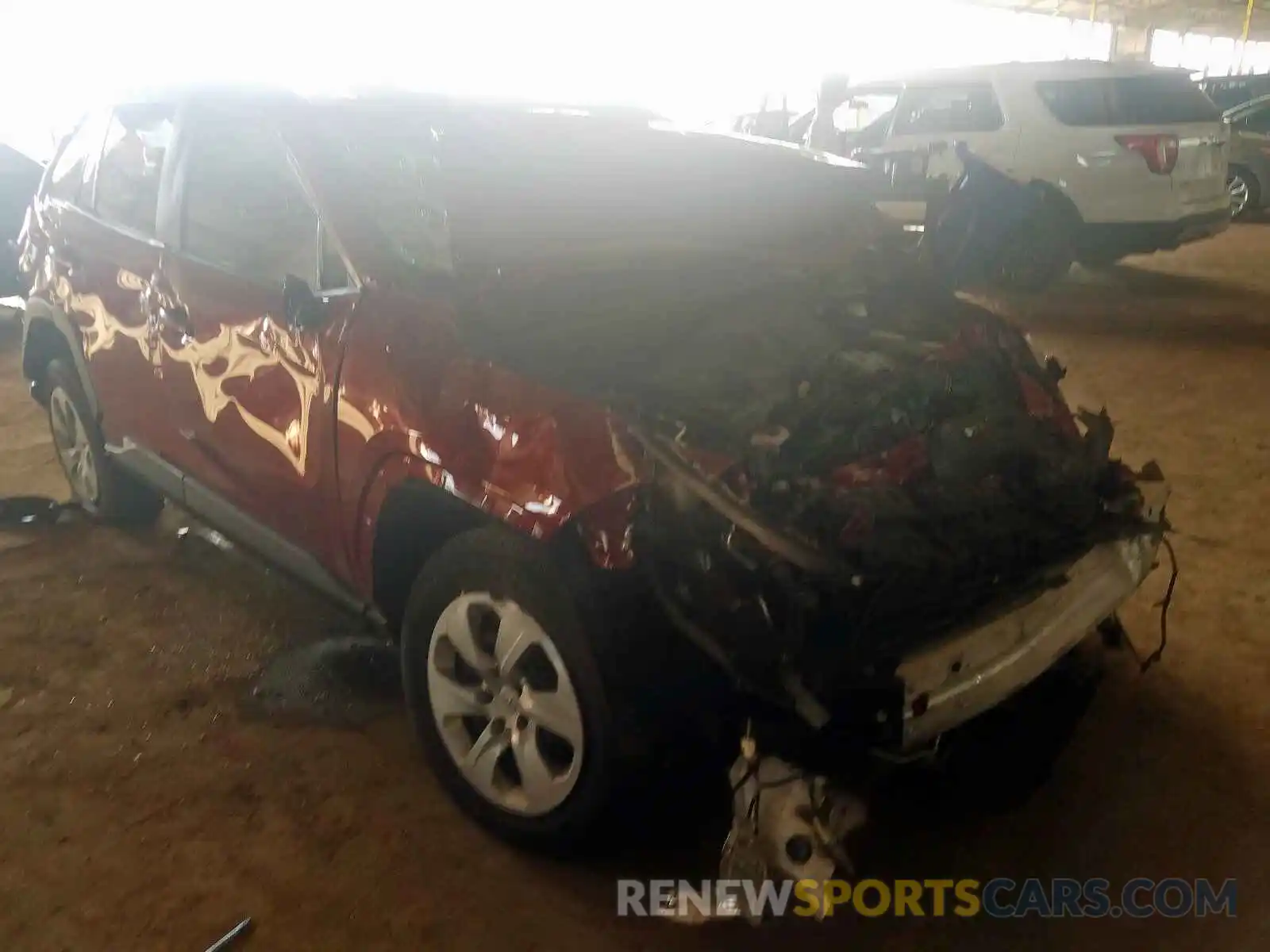 1 Photograph of a damaged car JTMF1RFV6KJ012066 TOYOTA RAV4 2019