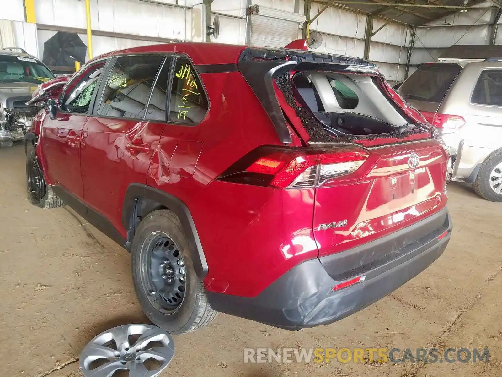 3 Photograph of a damaged car JTMF1RFV6KJ012066 TOYOTA RAV4 2019