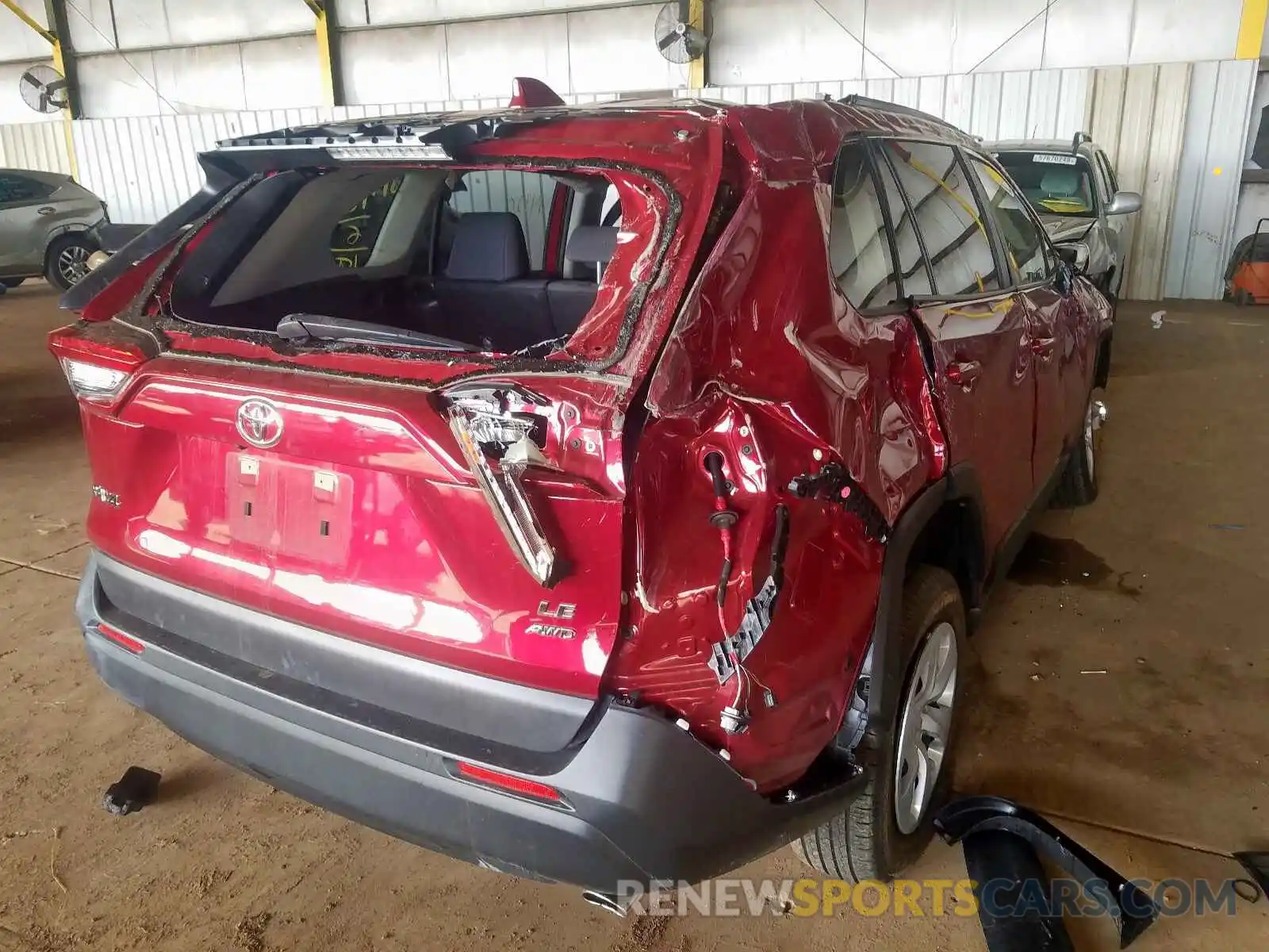 4 Photograph of a damaged car JTMF1RFV6KJ012066 TOYOTA RAV4 2019