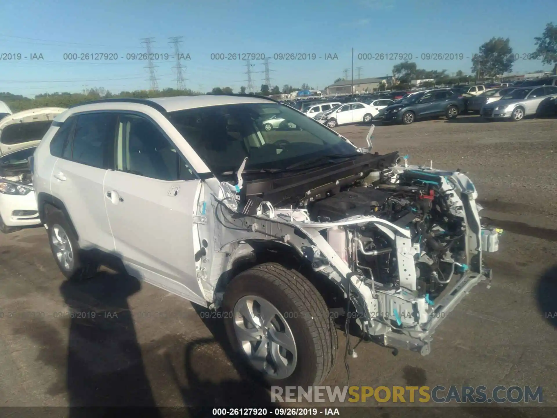 1 Photograph of a damaged car JTMF1RFV7KD006419 TOYOTA RAV4 2019