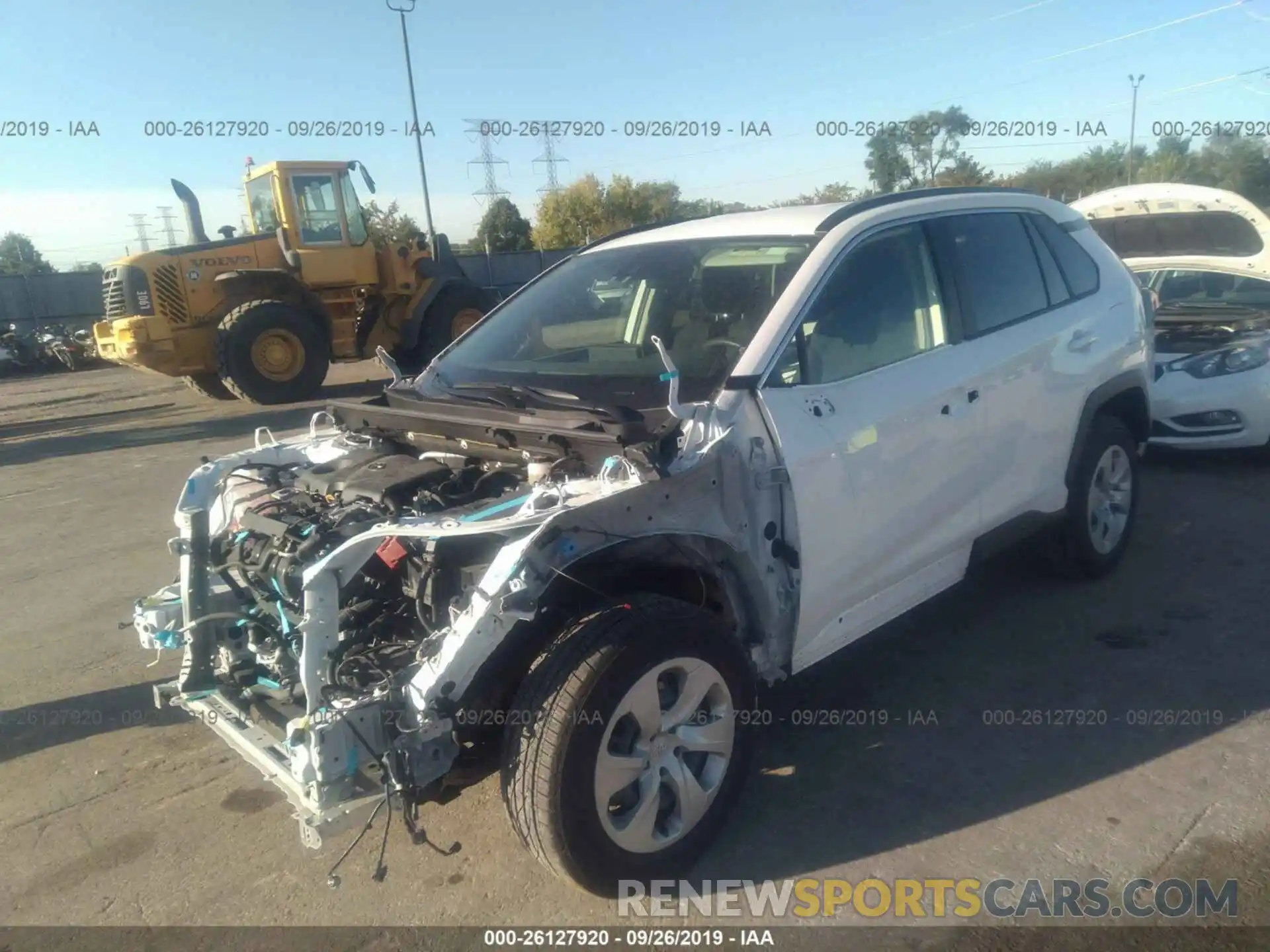 2 Photograph of a damaged car JTMF1RFV7KD006419 TOYOTA RAV4 2019