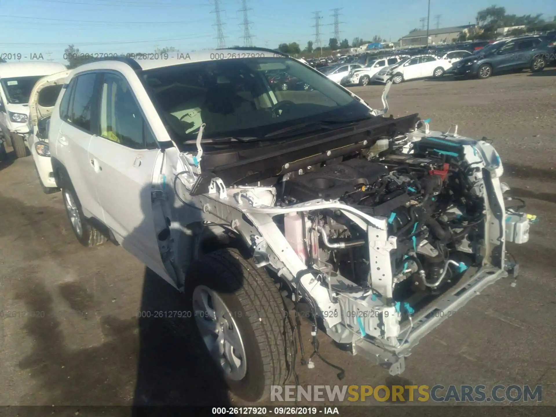 6 Photograph of a damaged car JTMF1RFV7KD006419 TOYOTA RAV4 2019