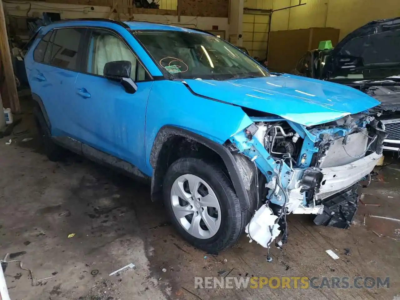 1 Photograph of a damaged car JTMF1RFV7KD011622 TOYOTA RAV4 2019