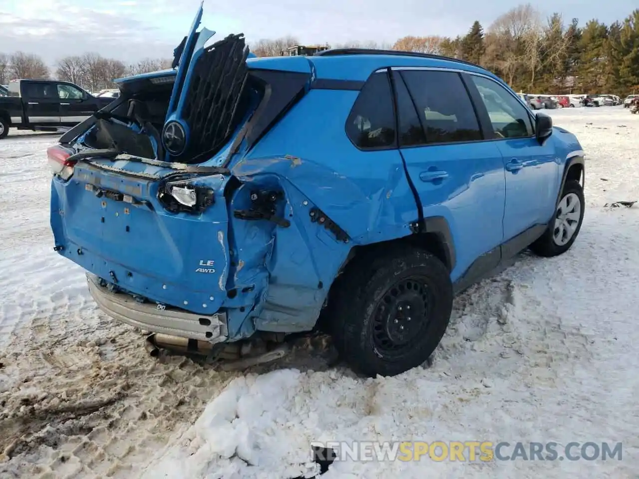 4 Photograph of a damaged car JTMF1RFV7KD011622 TOYOTA RAV4 2019