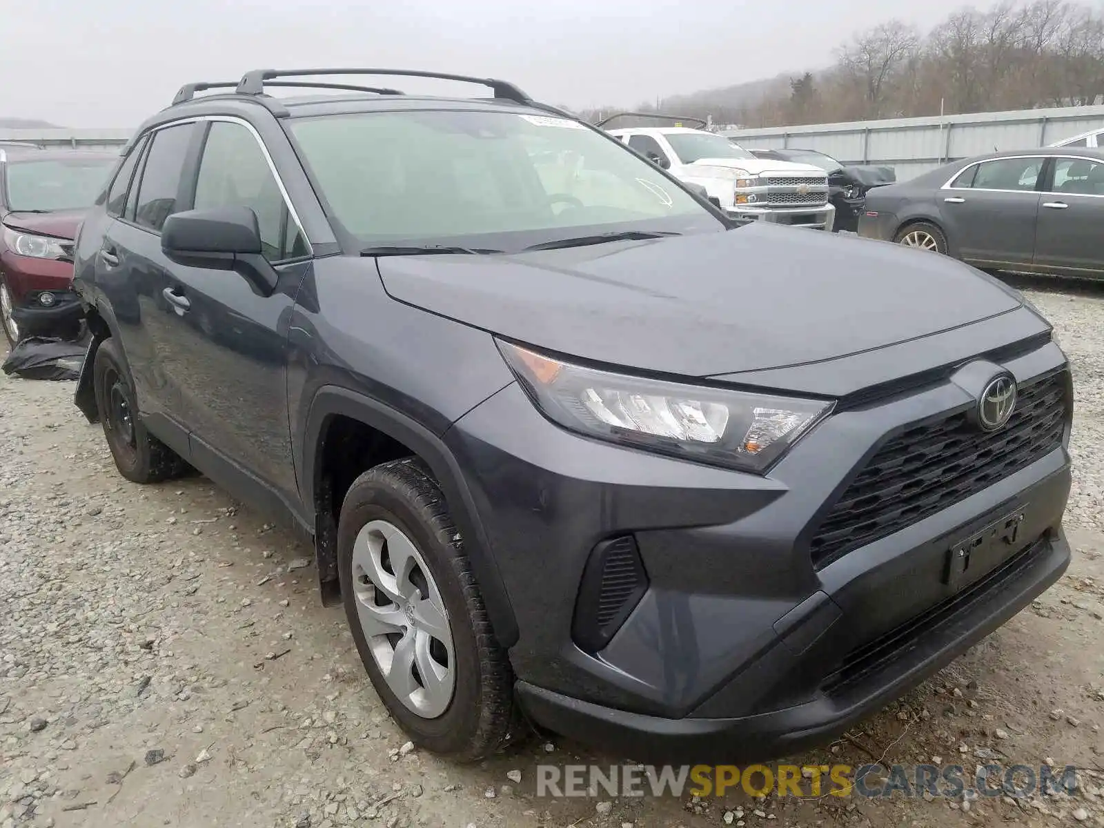 1 Photograph of a damaged car JTMF1RFV7KD014391 TOYOTA RAV4 2019