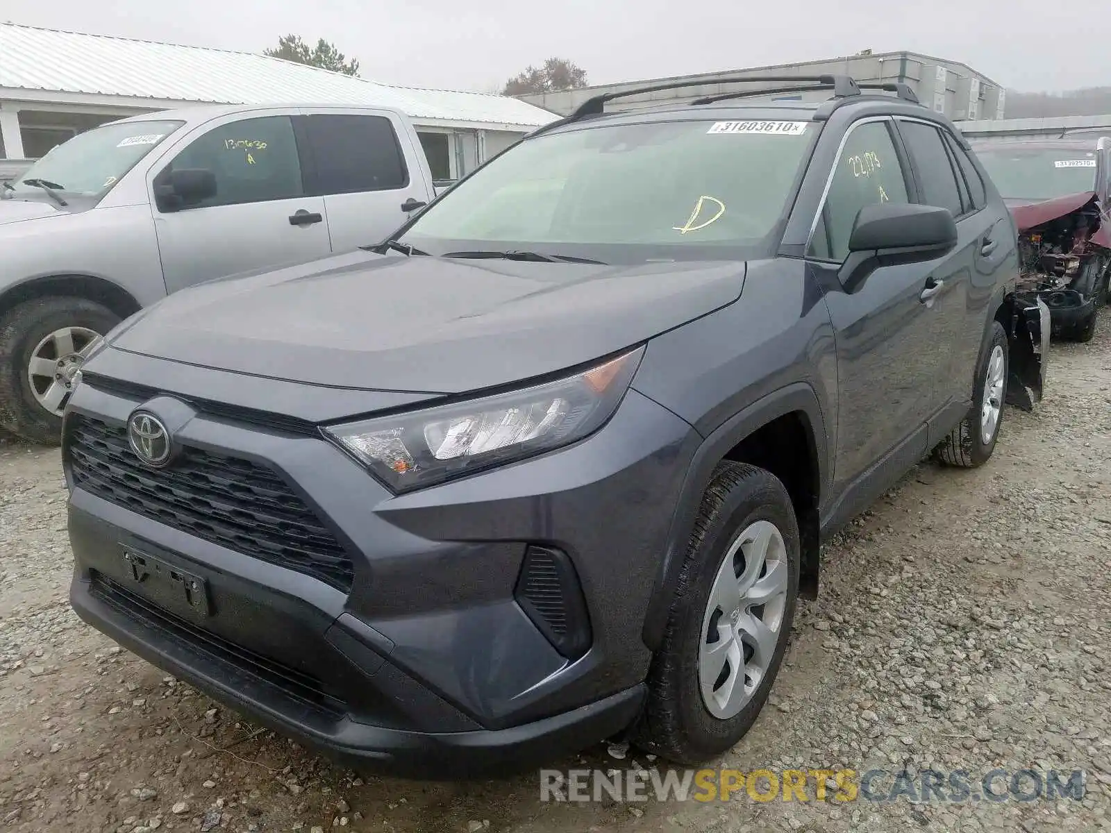 2 Photograph of a damaged car JTMF1RFV7KD014391 TOYOTA RAV4 2019