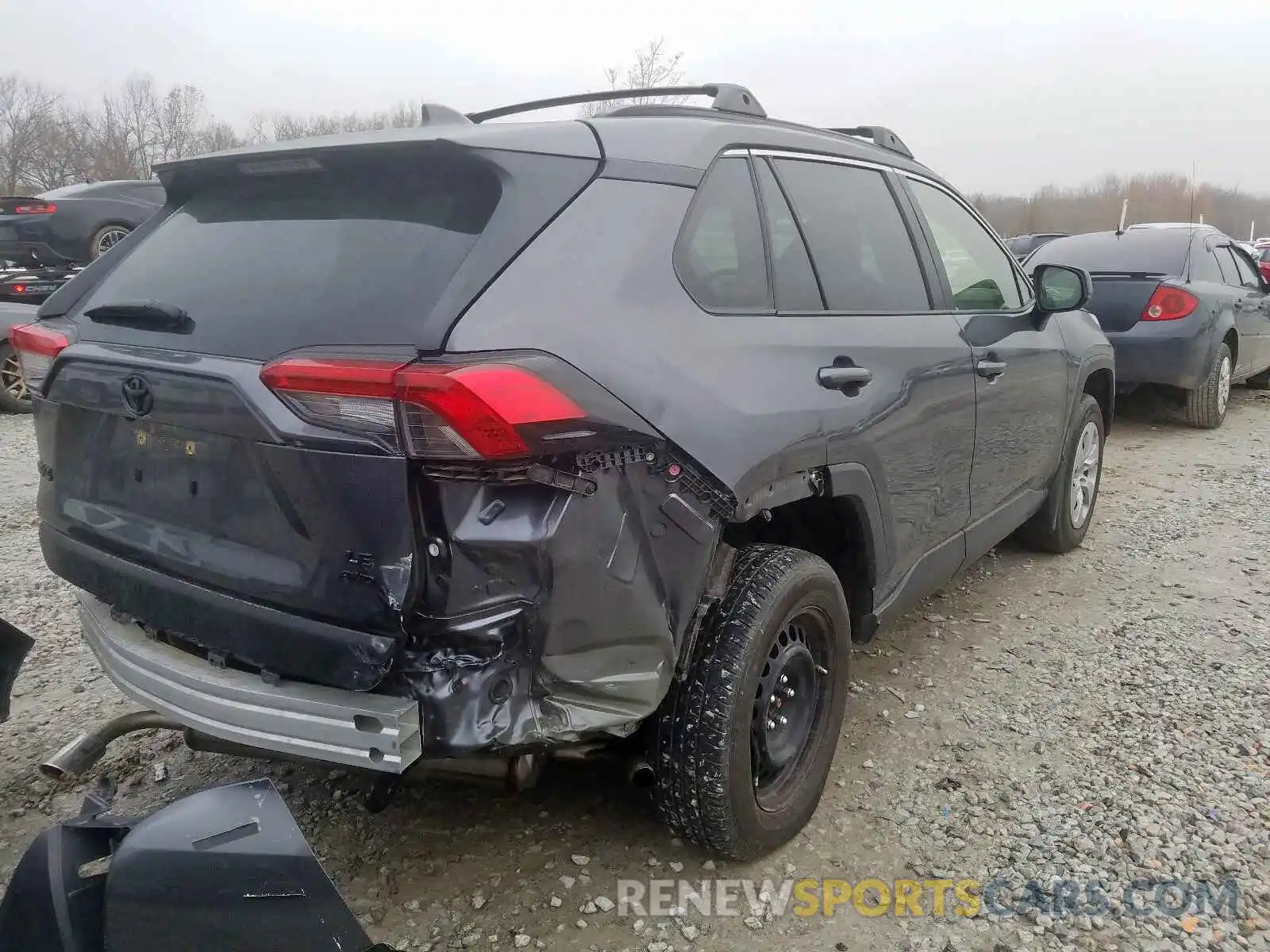 4 Photograph of a damaged car JTMF1RFV7KD014391 TOYOTA RAV4 2019