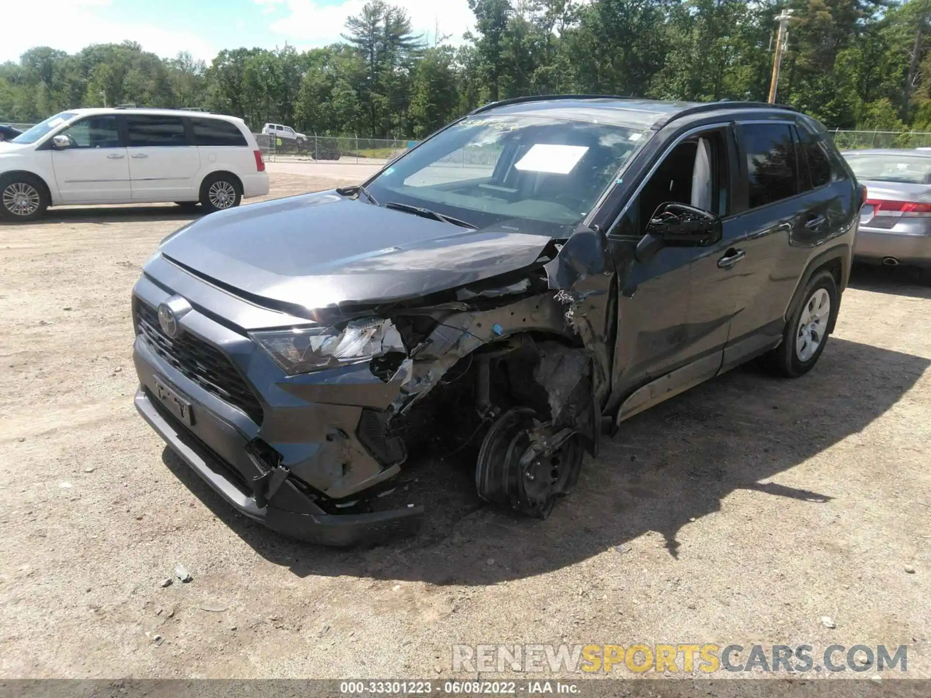 2 Фотография поврежденного автомобиля JTMF1RFV7KD027447 TOYOTA RAV4 2019