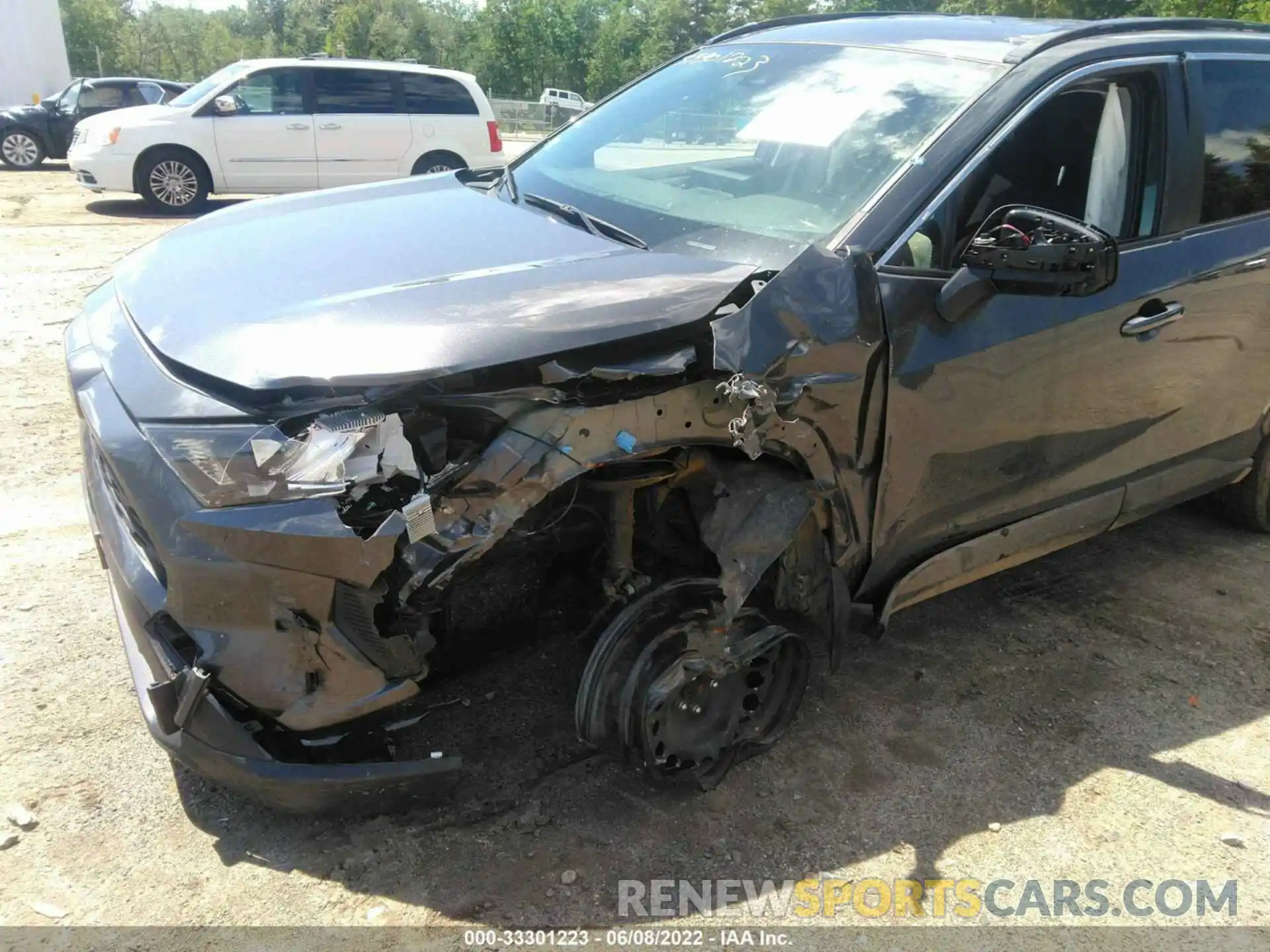 6 Photograph of a damaged car JTMF1RFV7KD027447 TOYOTA RAV4 2019