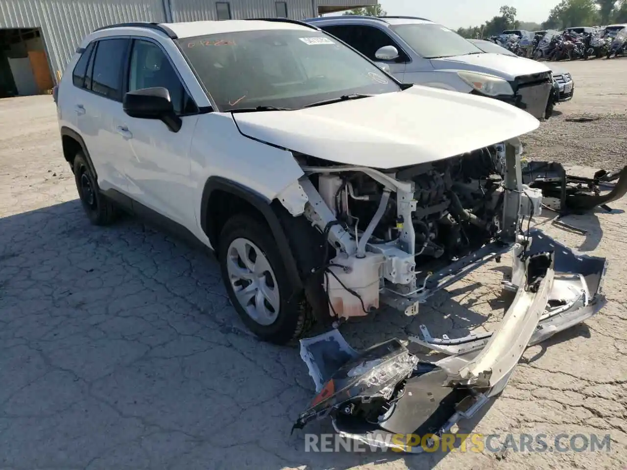 1 Photograph of a damaged car JTMF1RFV7KD042854 TOYOTA RAV4 2019