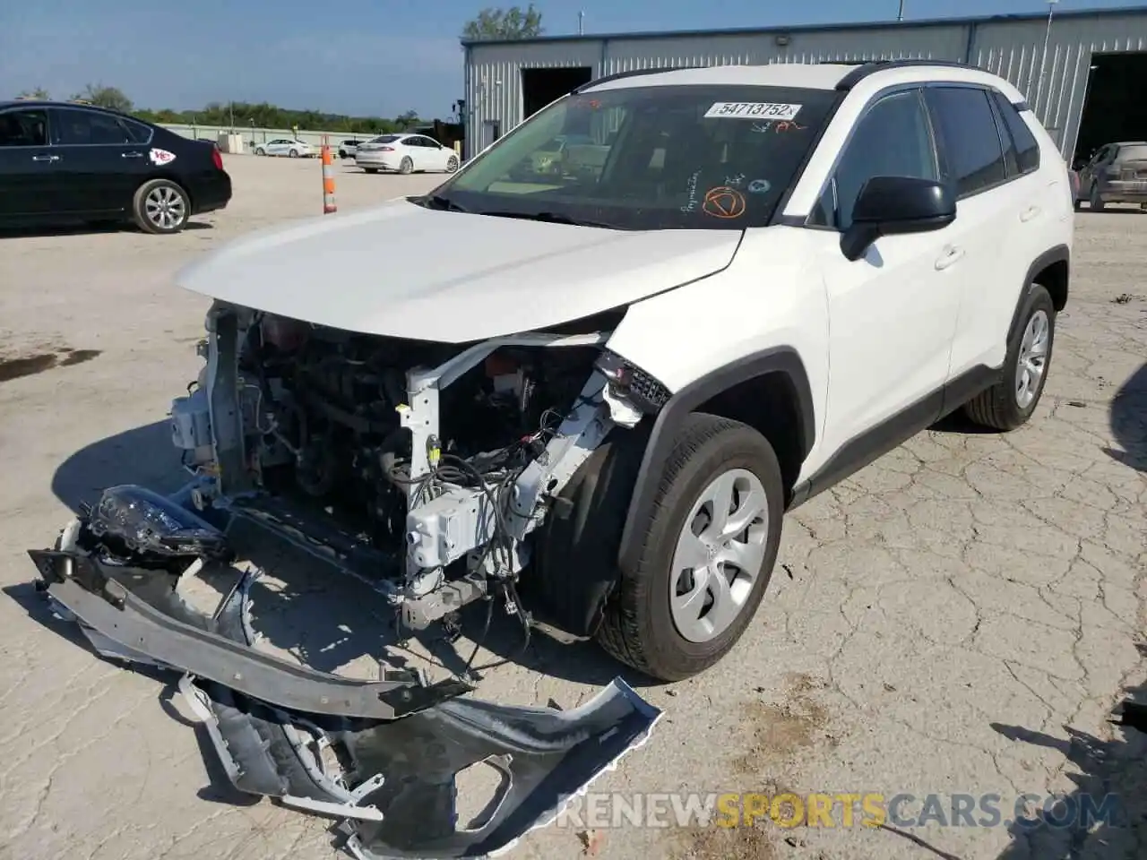 2 Photograph of a damaged car JTMF1RFV7KD042854 TOYOTA RAV4 2019