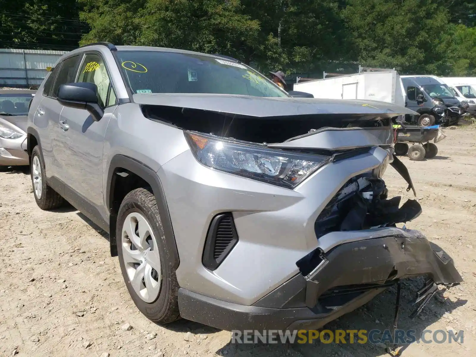 1 Photograph of a damaged car JTMF1RFV7KD047410 TOYOTA RAV4 2019