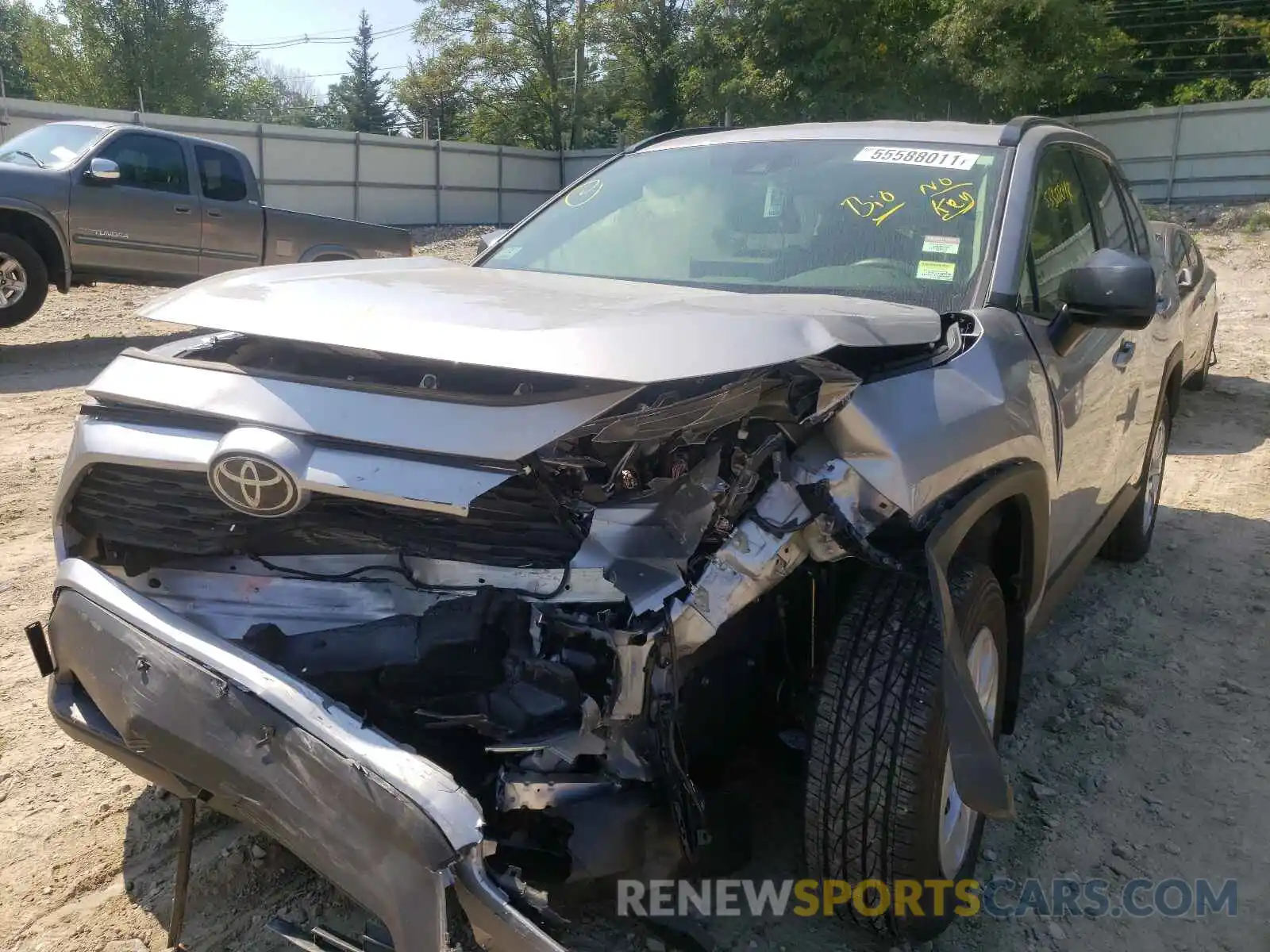 2 Photograph of a damaged car JTMF1RFV7KD047410 TOYOTA RAV4 2019