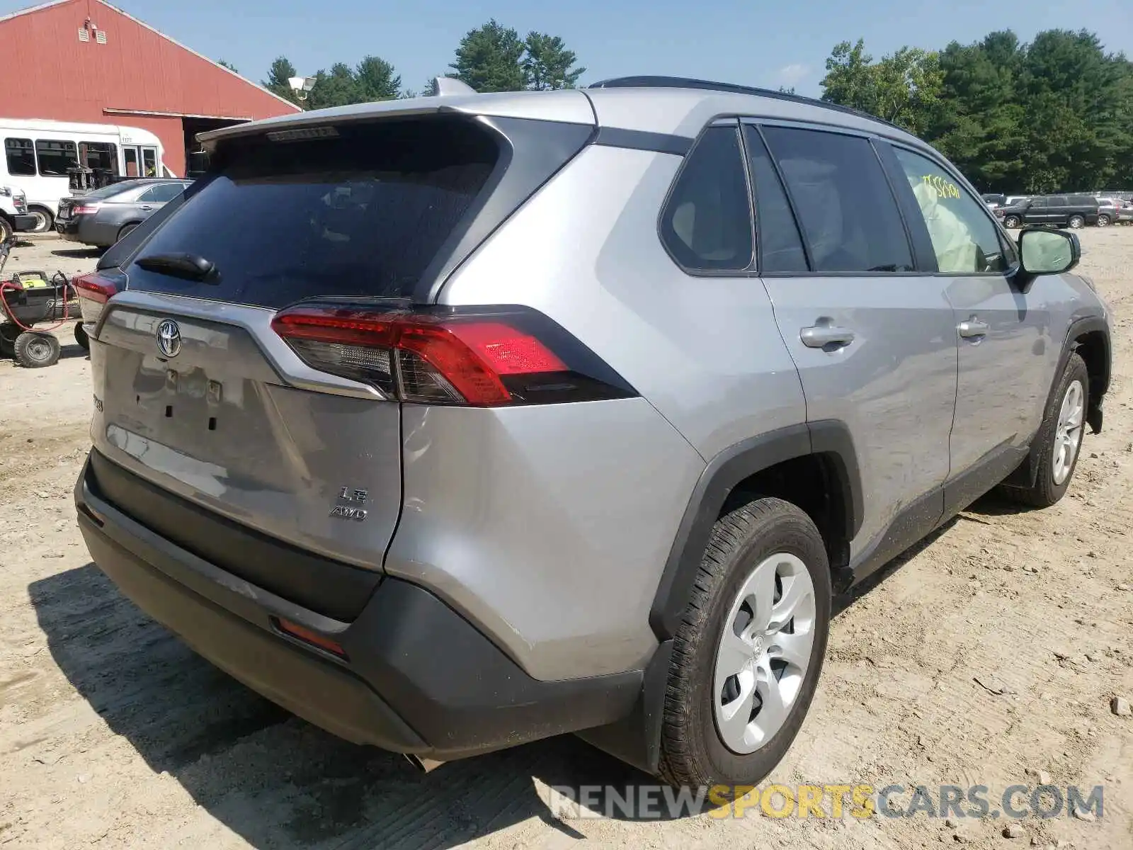 4 Photograph of a damaged car JTMF1RFV7KD047410 TOYOTA RAV4 2019