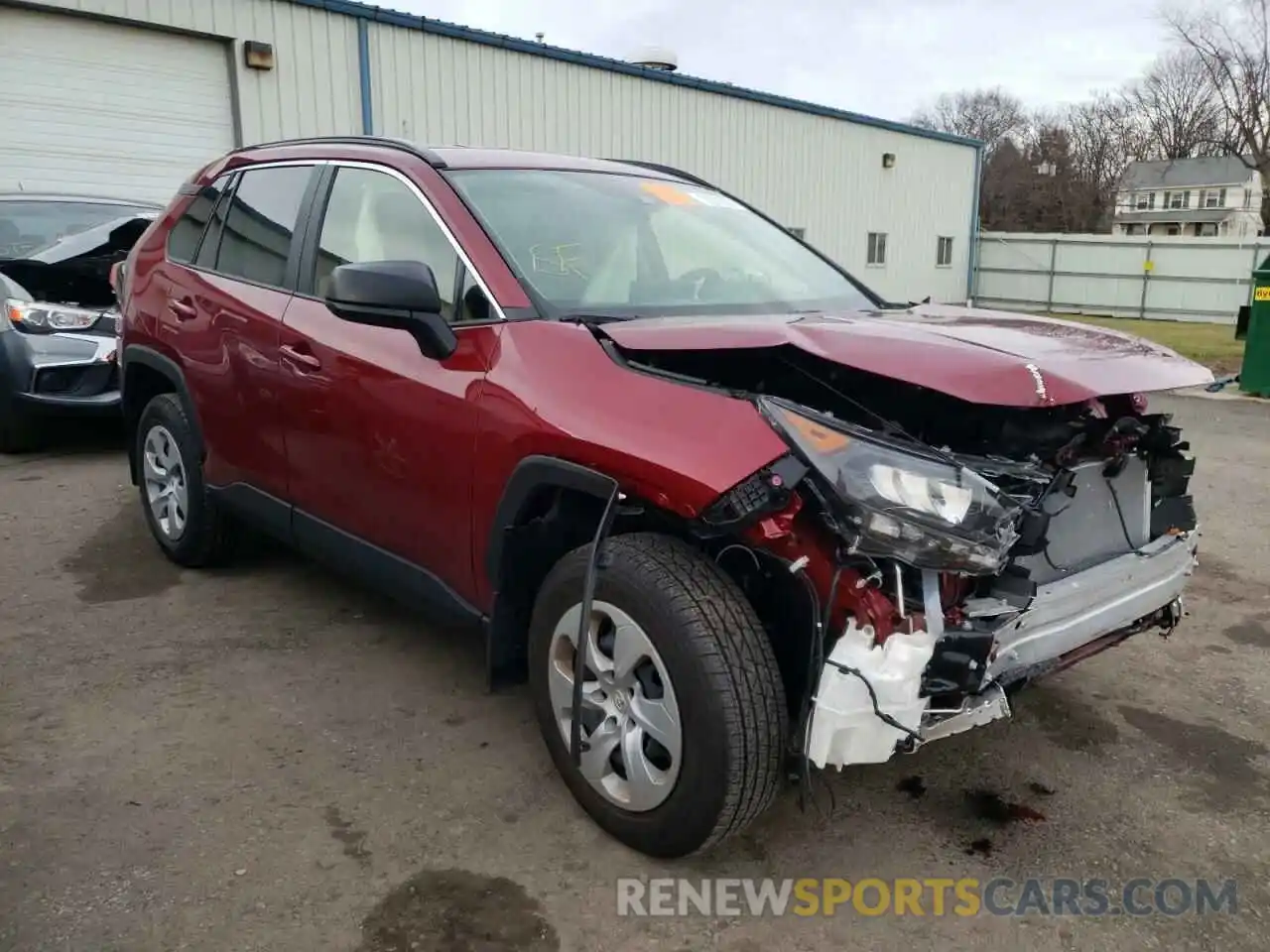 1 Photograph of a damaged car JTMF1RFV7KD502174 TOYOTA RAV4 2019