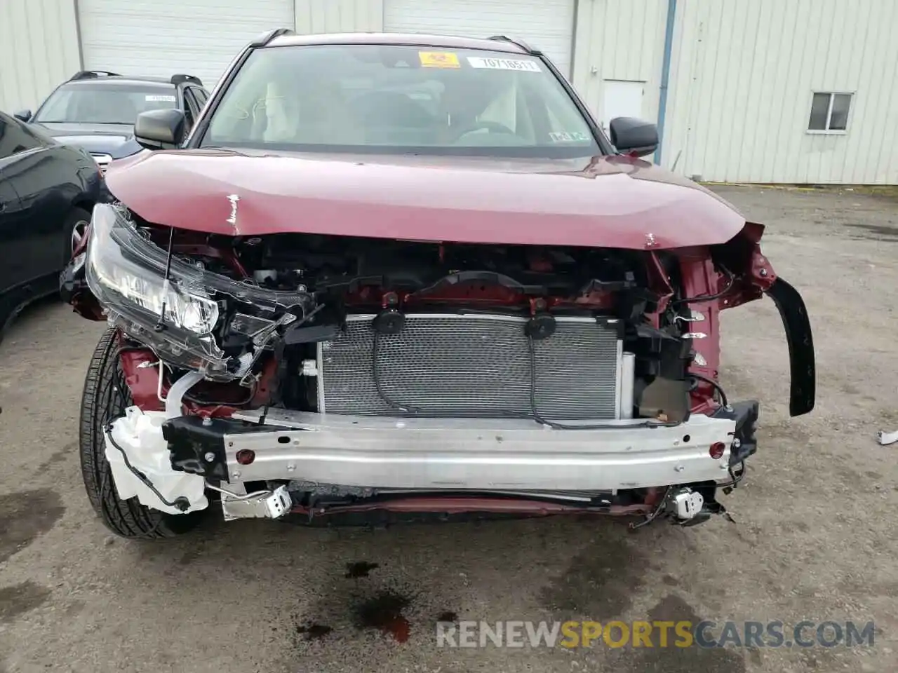 9 Photograph of a damaged car JTMF1RFV7KD502174 TOYOTA RAV4 2019