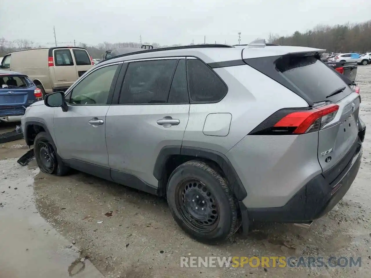 2 Photograph of a damaged car JTMF1RFV7KJ002209 TOYOTA RAV4 2019