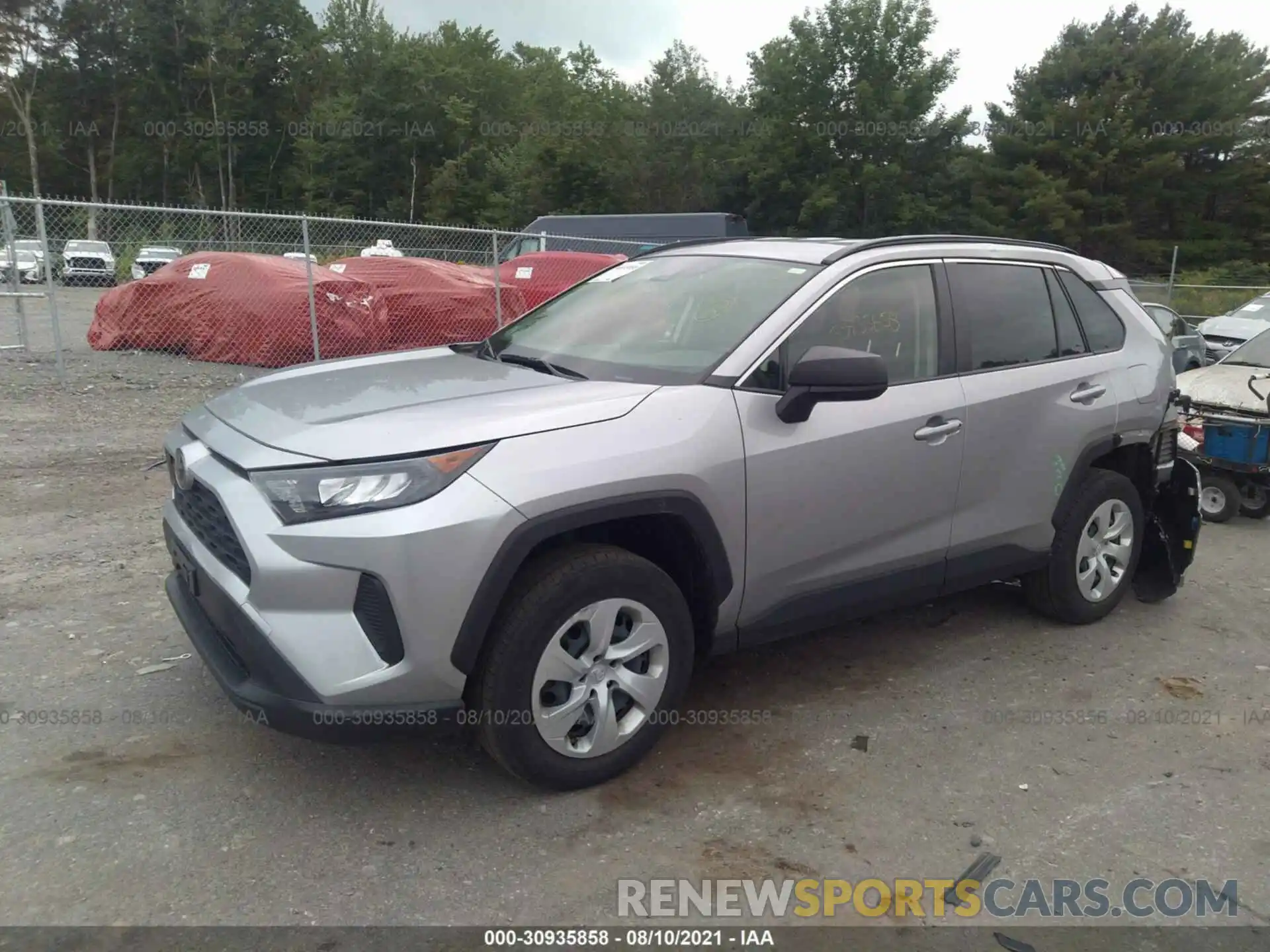 2 Фотография поврежденного автомобиля JTMF1RFV7KJ003571 TOYOTA RAV4 2019