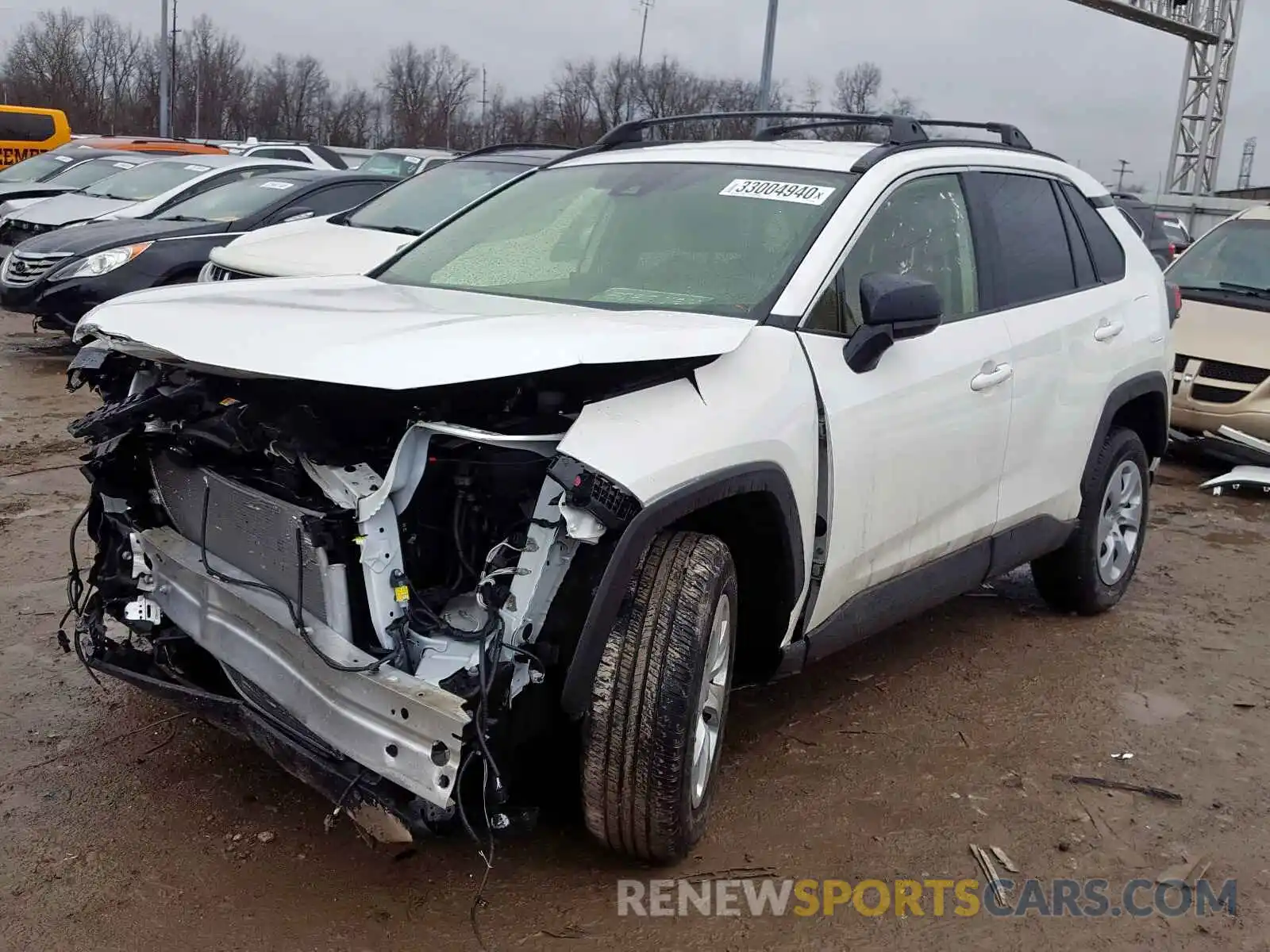 2 Photograph of a damaged car JTMF1RFV7KJ004056 TOYOTA RAV4 2019