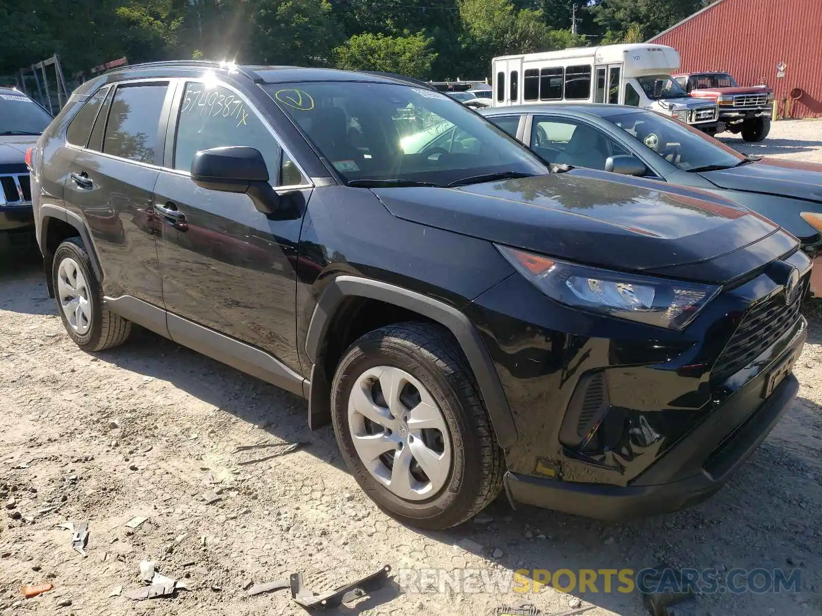 1 Photograph of a damaged car JTMF1RFV7KJ004641 TOYOTA RAV4 2019