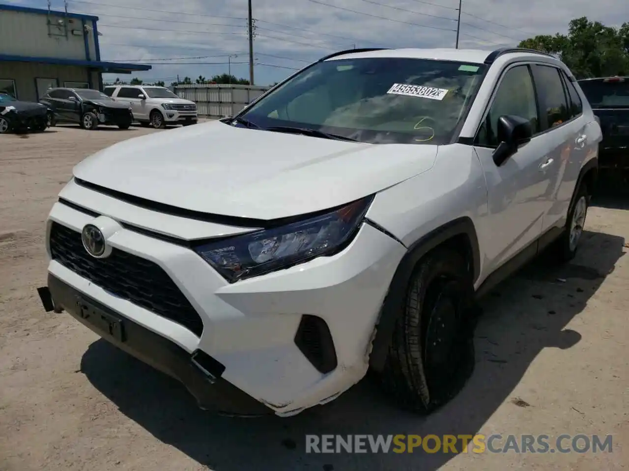 2 Photograph of a damaged car JTMF1RFV7KJ011086 TOYOTA RAV4 2019