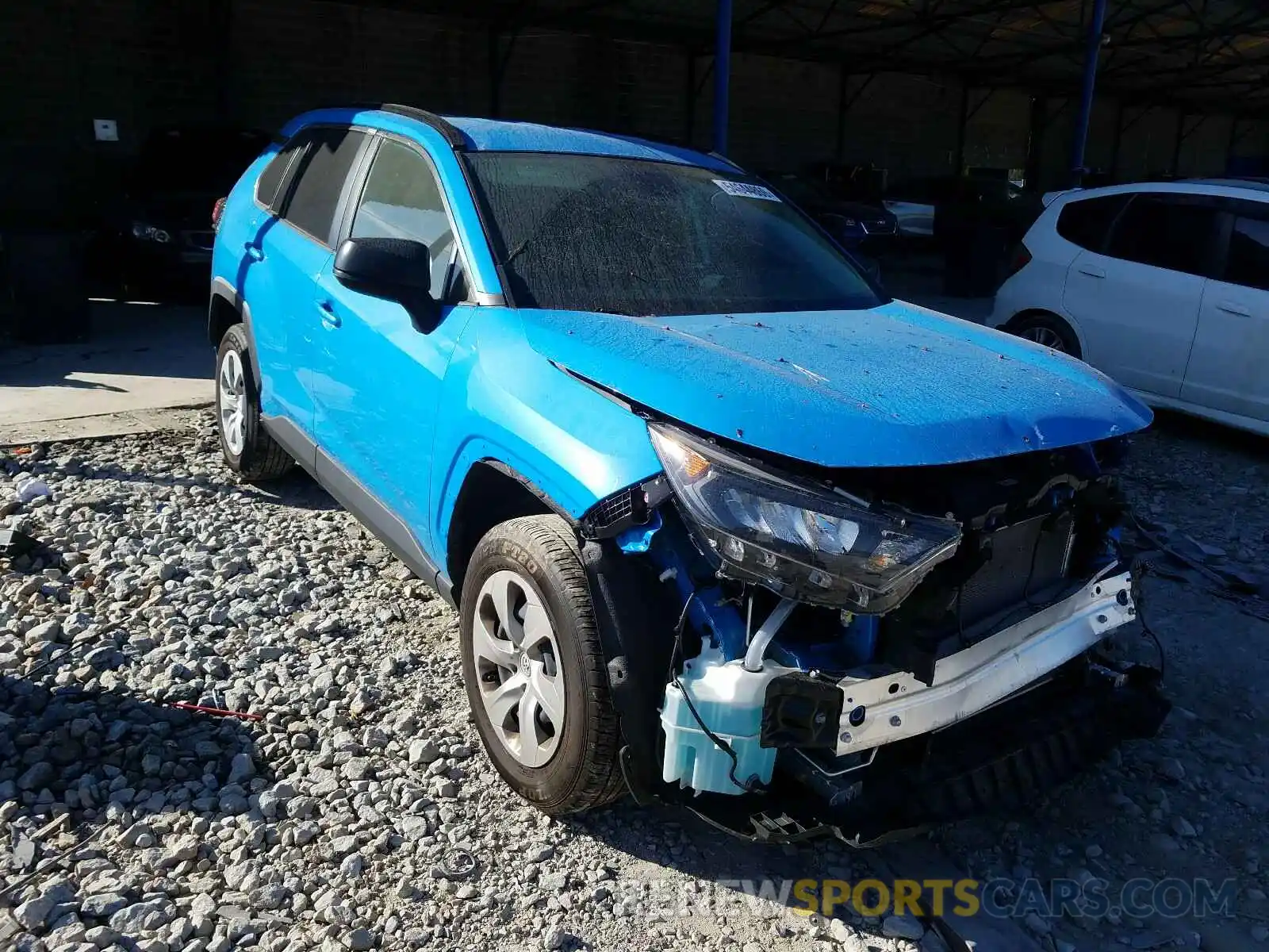 1 Фотография поврежденного автомобиля JTMF1RFV7KJ018846 TOYOTA RAV4 2019