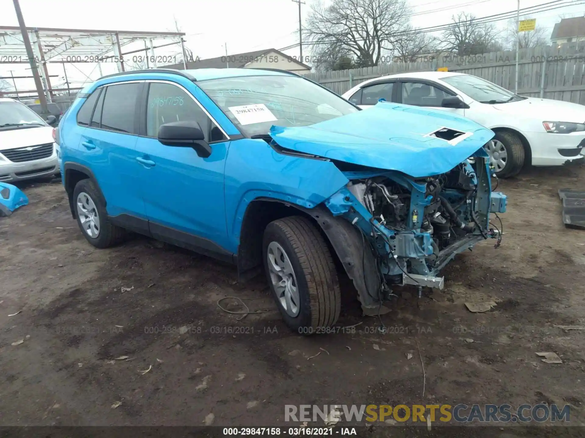 1 Photograph of a damaged car JTMF1RFV8KD002444 TOYOTA RAV4 2019