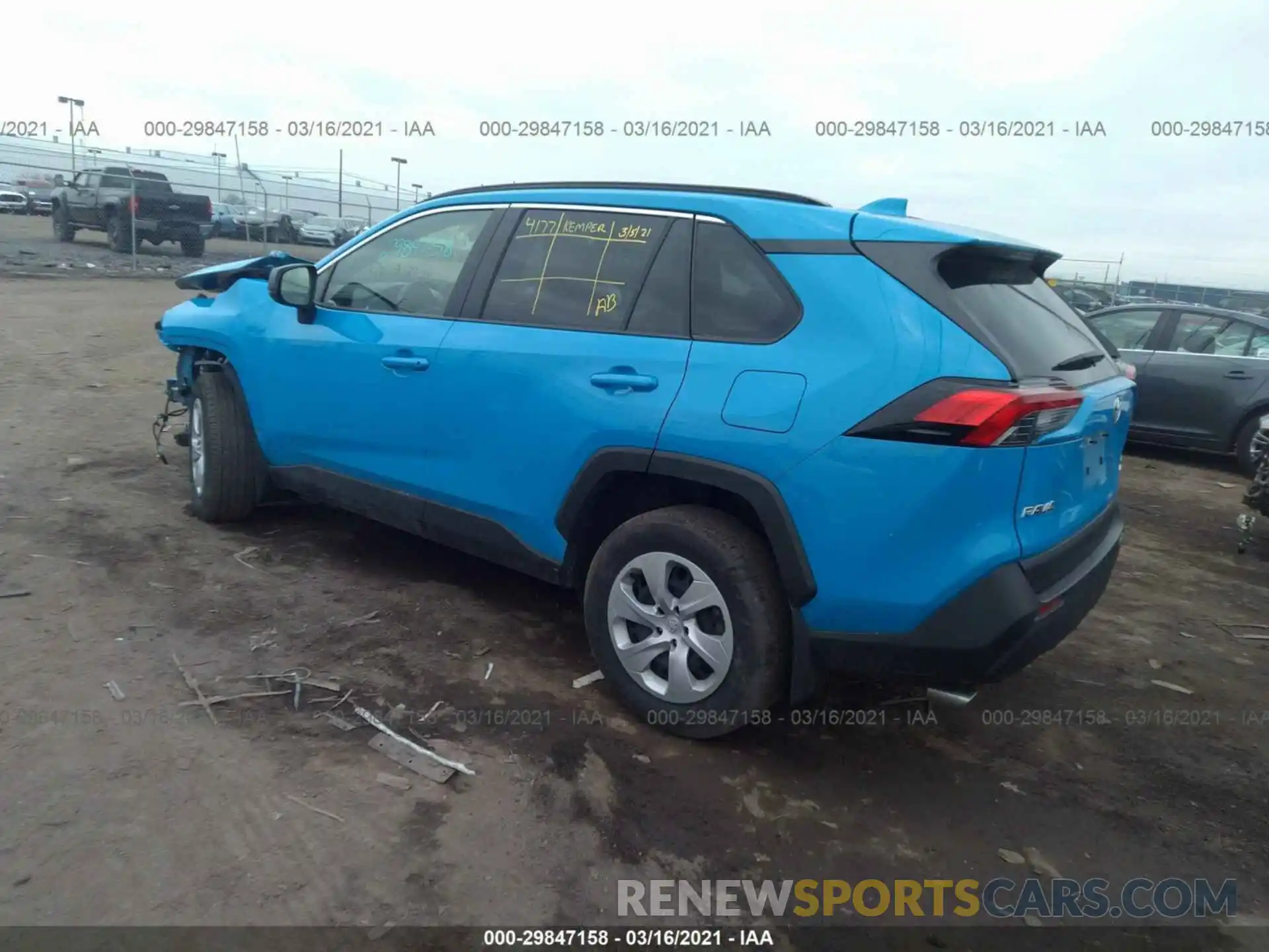 3 Photograph of a damaged car JTMF1RFV8KD002444 TOYOTA RAV4 2019