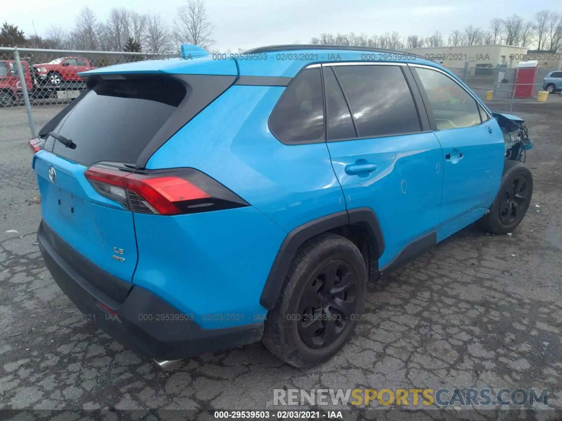 4 Фотография поврежденного автомобиля JTMF1RFV8KD003416 TOYOTA RAV4 2019