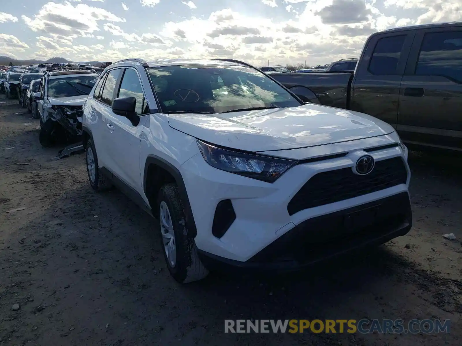 1 Photograph of a damaged car JTMF1RFV8KD003710 TOYOTA RAV4 2019