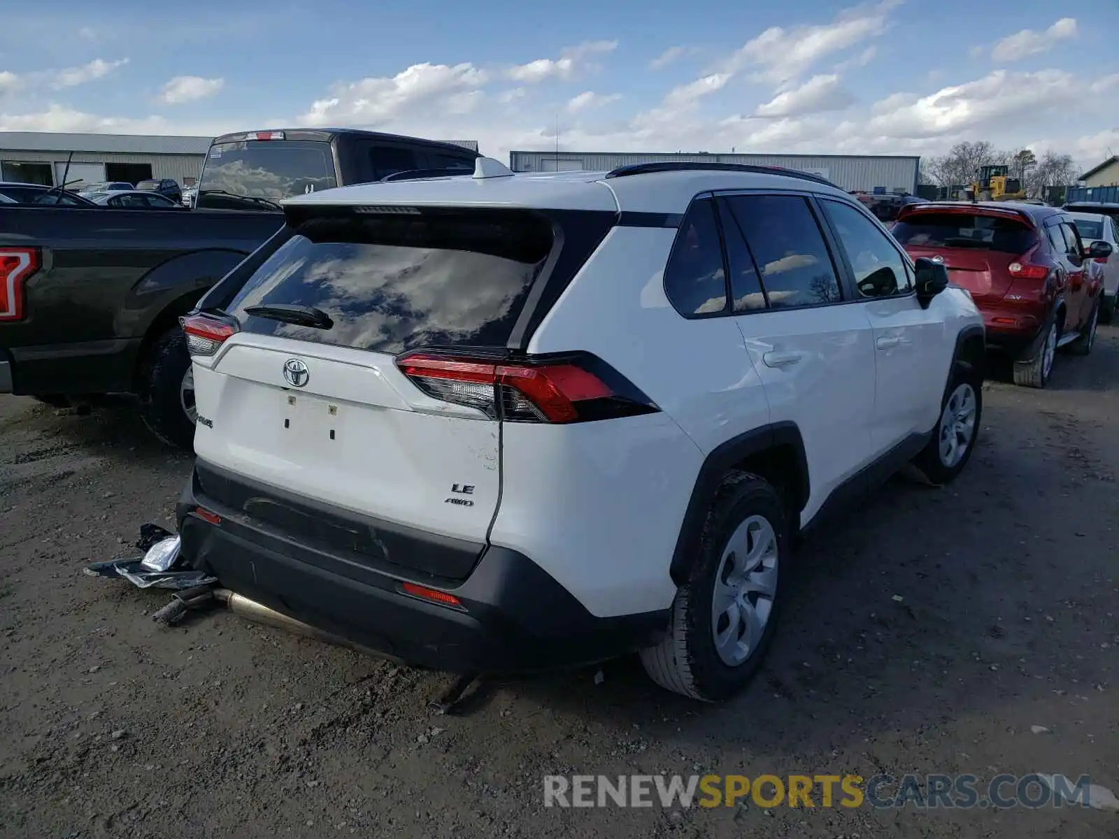 4 Photograph of a damaged car JTMF1RFV8KD003710 TOYOTA RAV4 2019