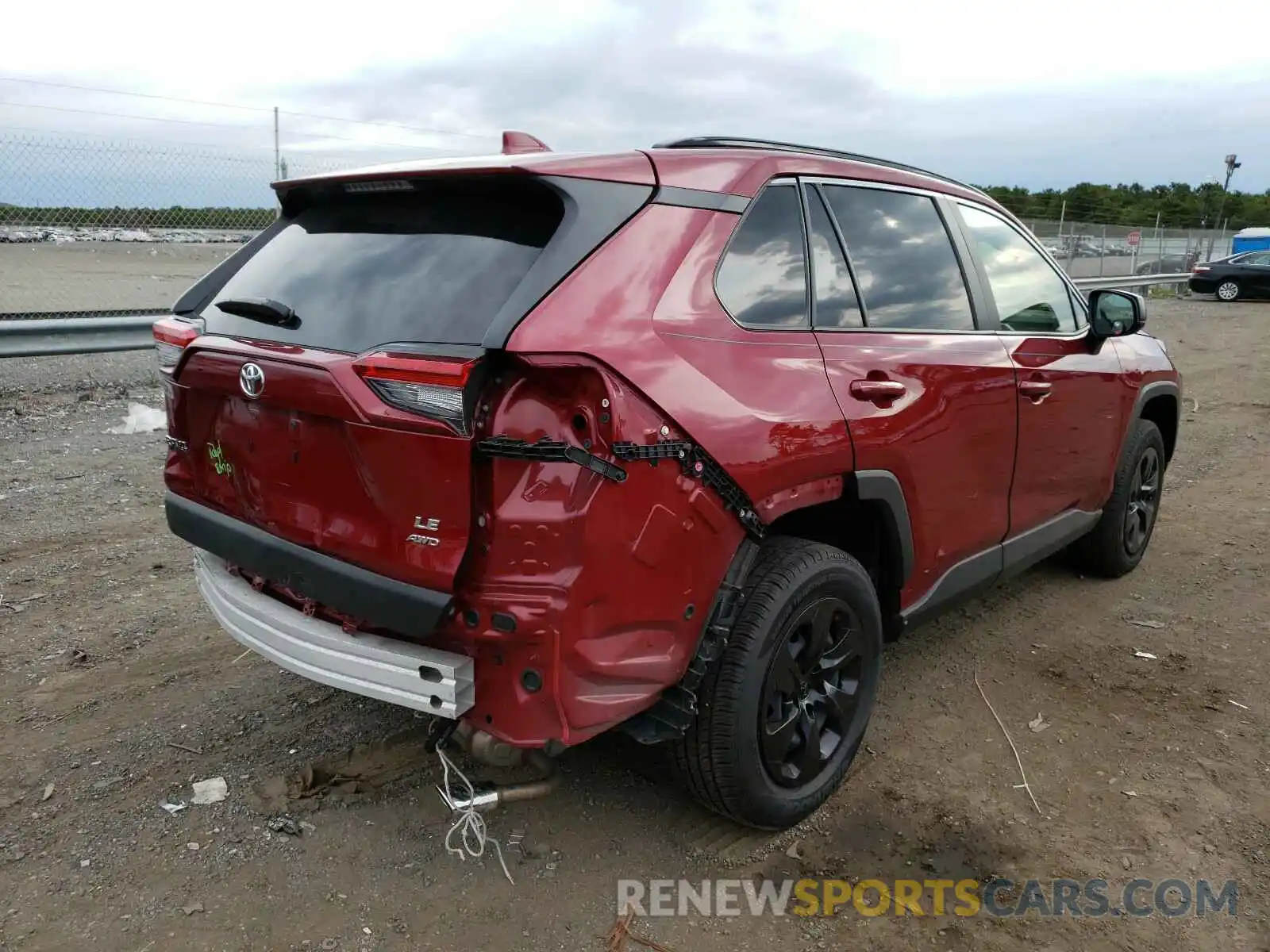 4 Photograph of a damaged car JTMF1RFV8KD010933 TOYOTA RAV4 2019