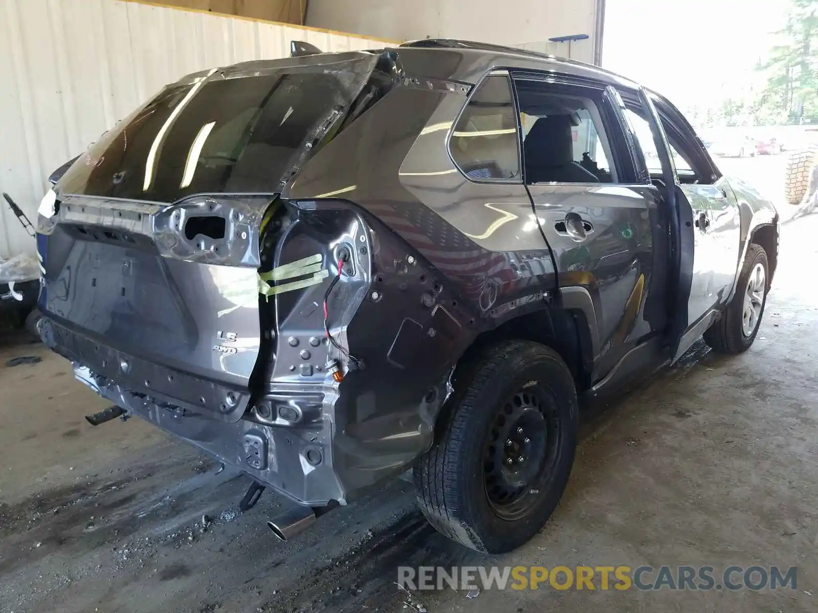 4 Фотография поврежденного автомобиля JTMF1RFV8KD016960 TOYOTA RAV4 2019