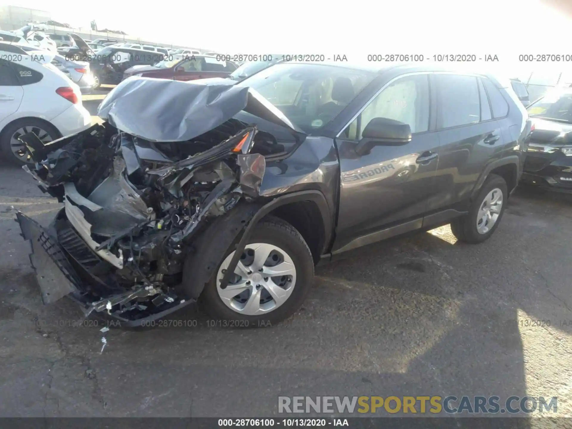 2 Photograph of a damaged car JTMF1RFV8KD042281 TOYOTA RAV4 2019