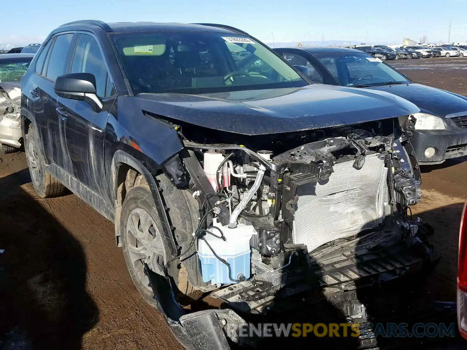 1 Photograph of a damaged car JTMF1RFV8KD042877 TOYOTA RAV4 2019