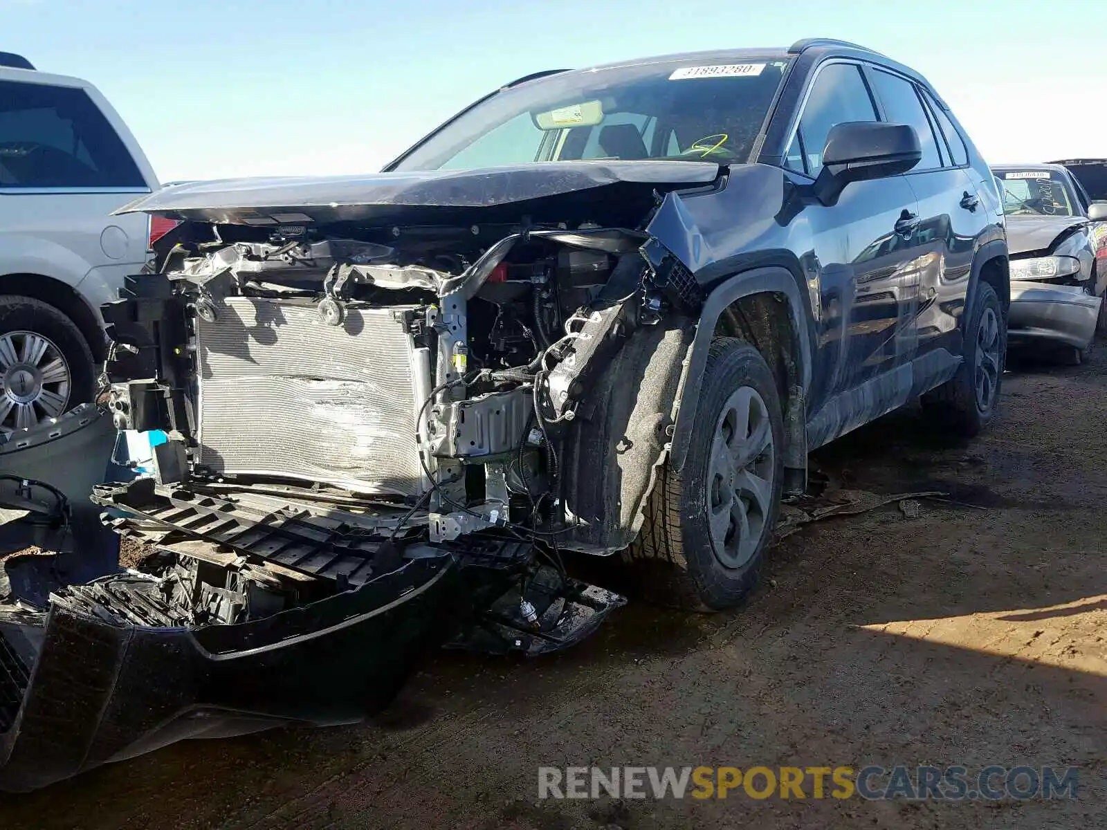 2 Photograph of a damaged car JTMF1RFV8KD042877 TOYOTA RAV4 2019