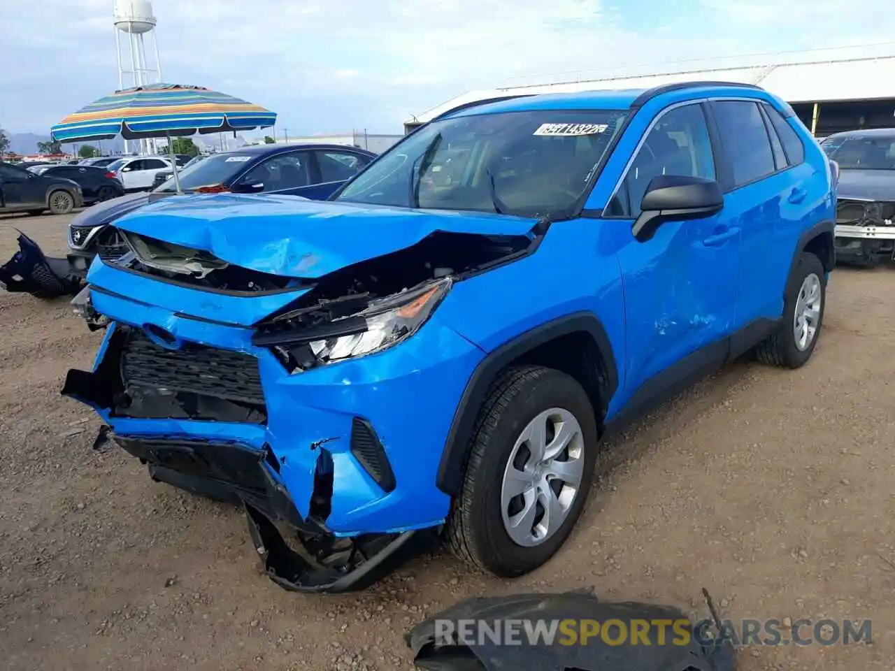 2 Фотография поврежденного автомобиля JTMF1RFV8KD500725 TOYOTA RAV4 2019