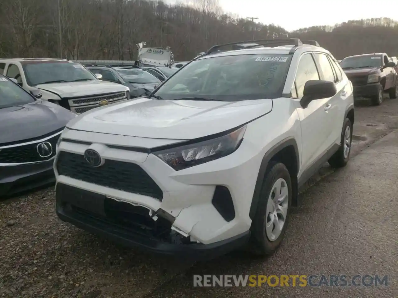 2 Photograph of a damaged car JTMF1RFV8KD508517 TOYOTA RAV4 2019