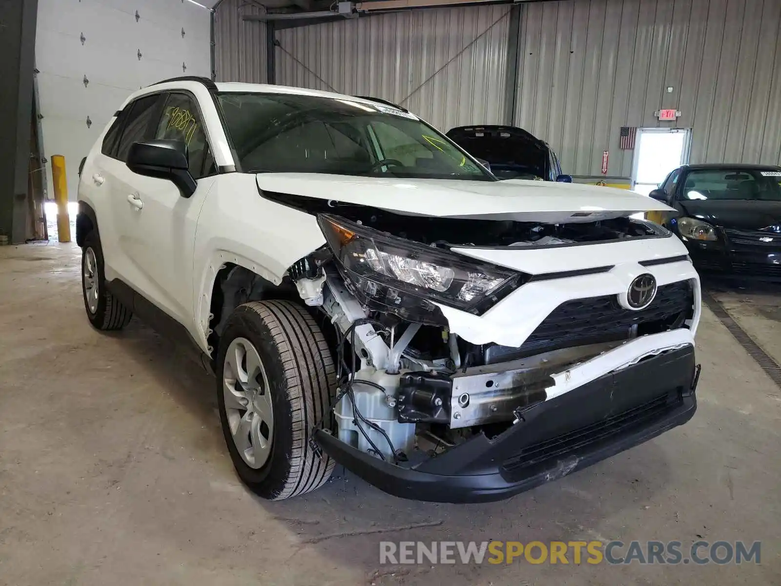 1 Photograph of a damaged car JTMF1RFV8KJ001800 TOYOTA RAV4 2019