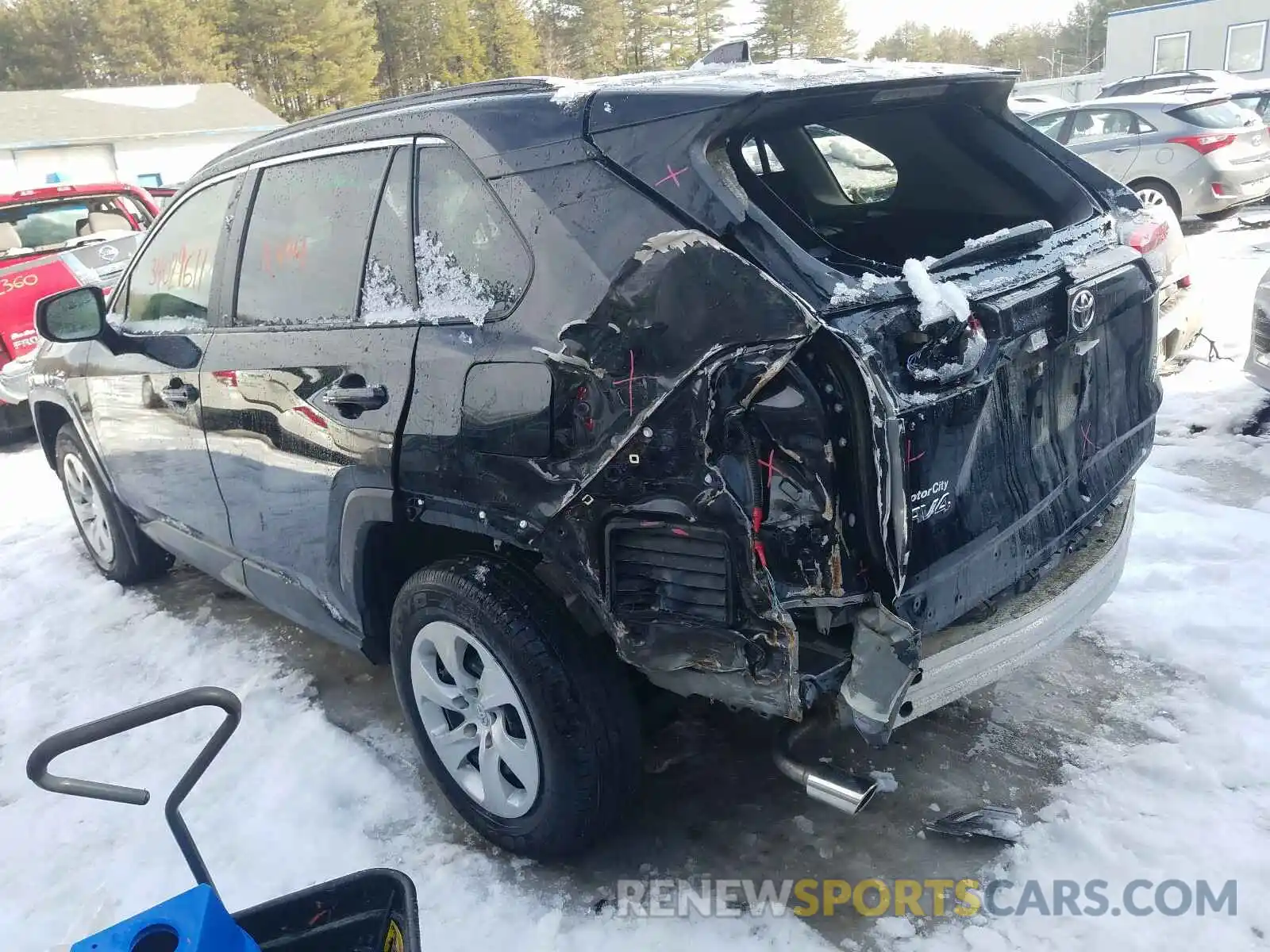 3 Photograph of a damaged car JTMF1RFV8KJ005040 TOYOTA RAV4 2019