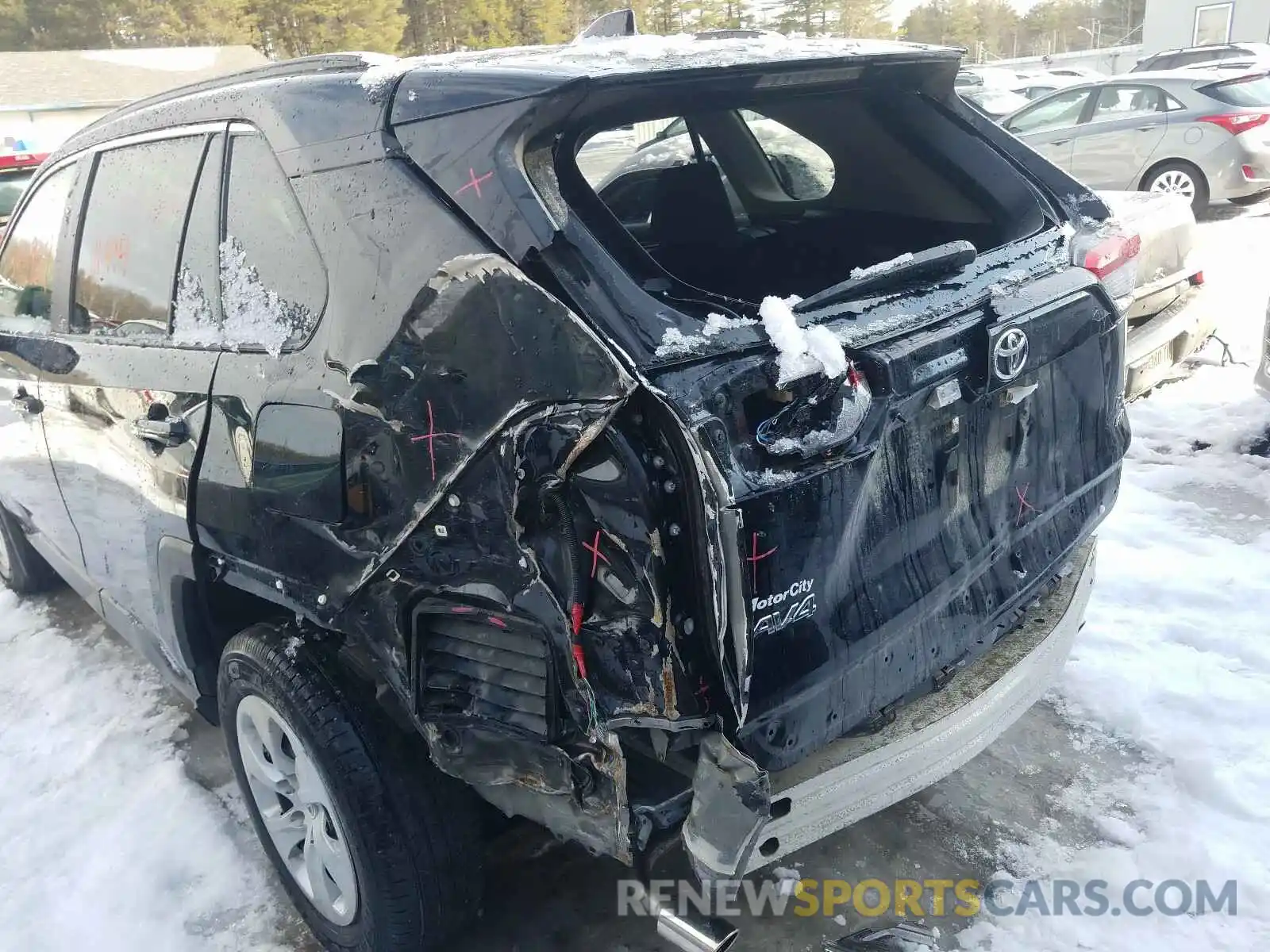 9 Фотография поврежденного автомобиля JTMF1RFV8KJ005040 TOYOTA RAV4 2019