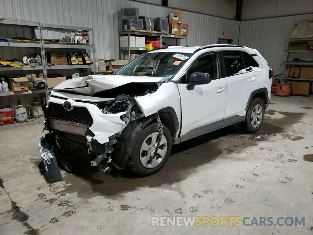 1 Photograph of a damaged car JTMF1RFV8KJ005183 TOYOTA RAV4 2019