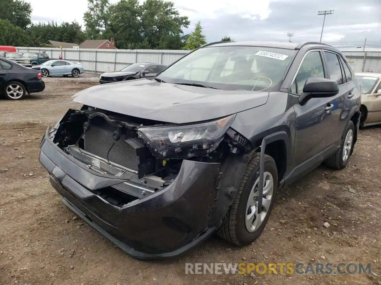 2 Photograph of a damaged car JTMF1RFV8KJ006138 TOYOTA RAV4 2019