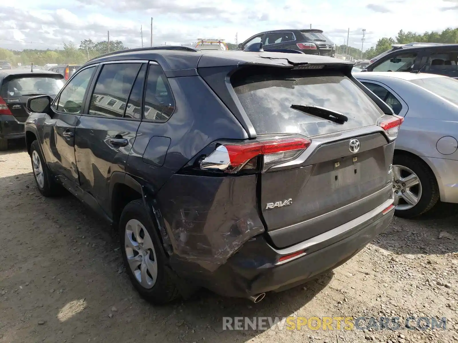 3 Фотография поврежденного автомобиля JTMF1RFV8KJ012327 TOYOTA RAV4 2019